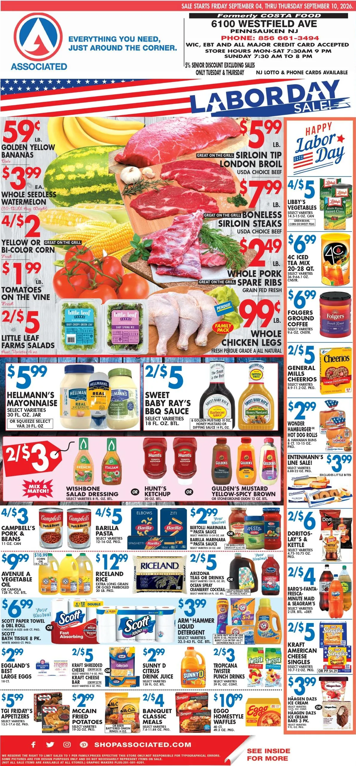 Associated Supermarkets - Flyer Specials - Page 1