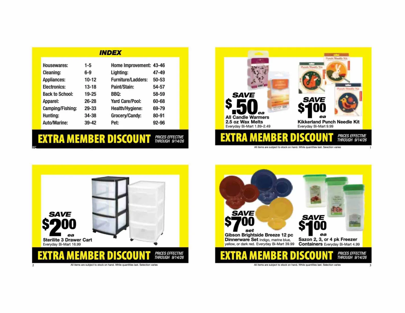 Bi-Mart Book of Values - Page 25