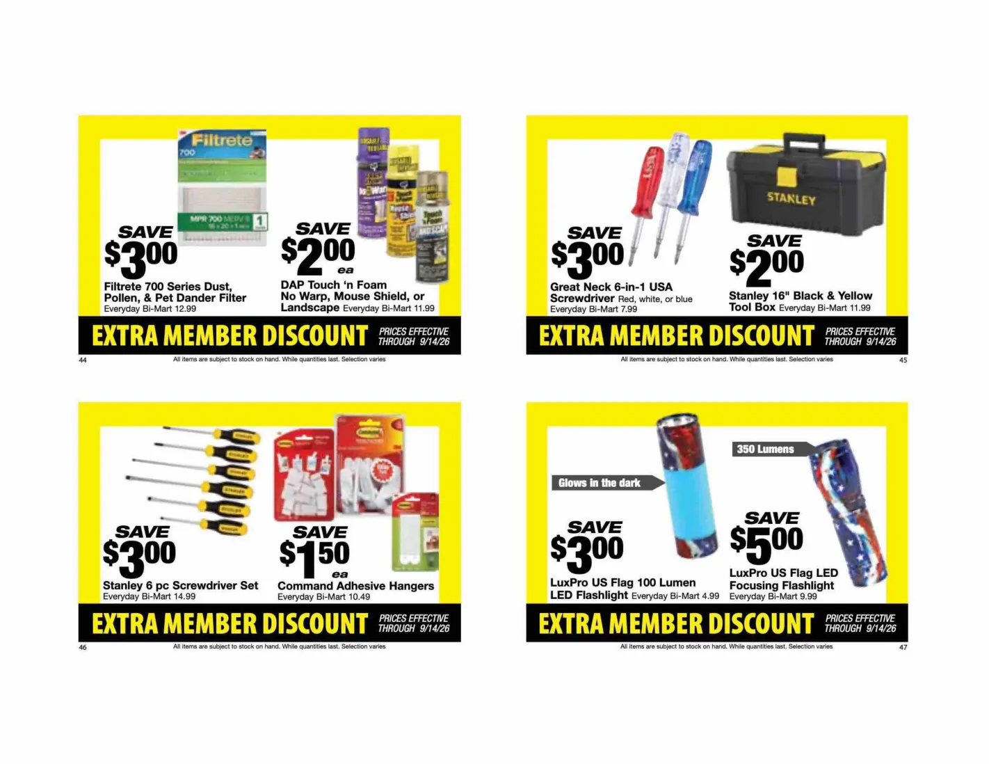 Bi-Mart Book of Values - Page 36