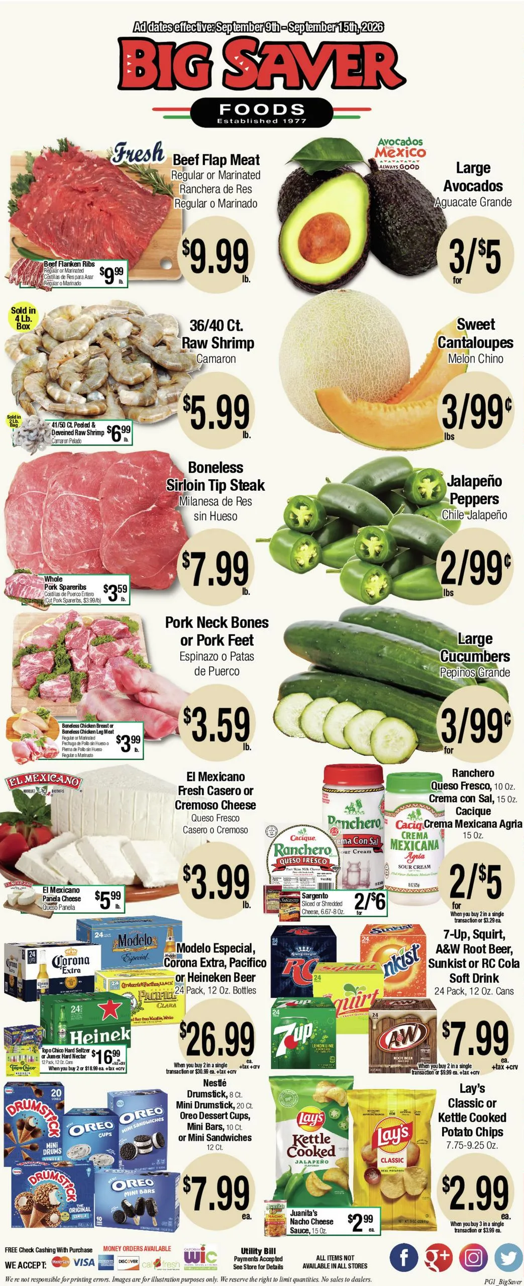 Big Saver Foods Weekly Ad - Page 1