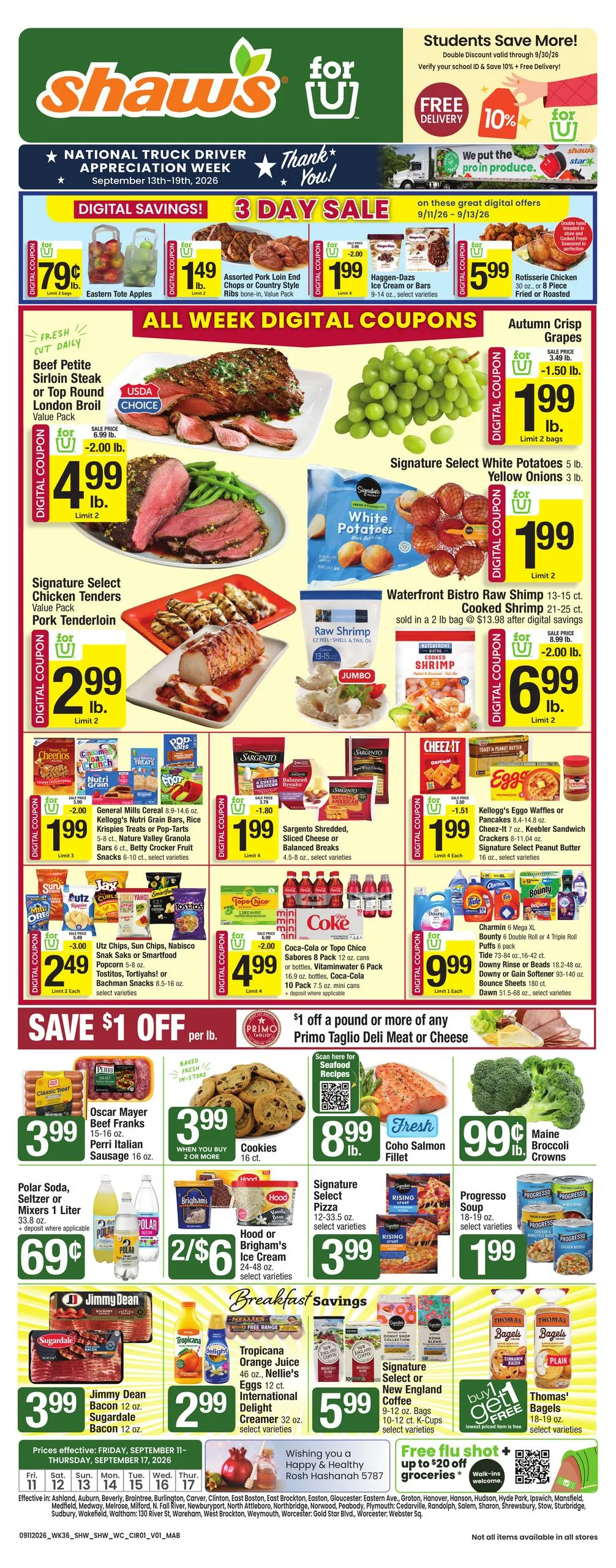 Shaws Weekly Ad - Page 1