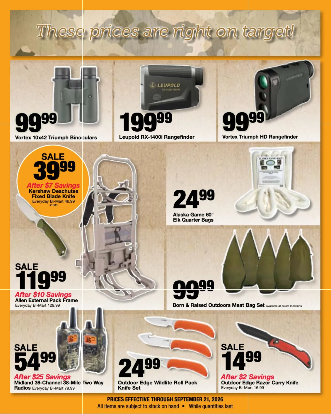 Bi-Mart Big Game Hunting Sales Event - Page 3