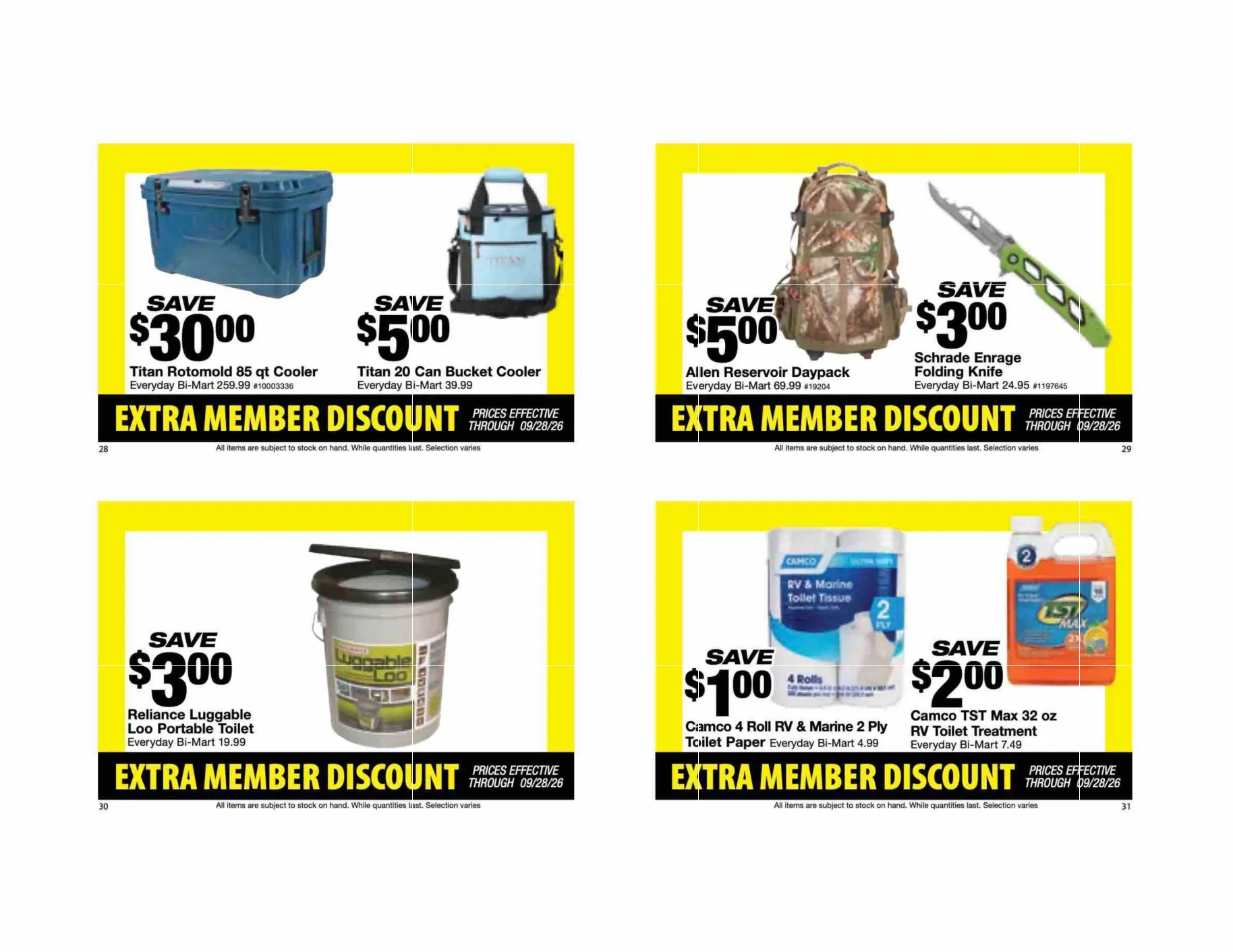 Bi-Mart Big Game Hunting Sales Event - Page 26
