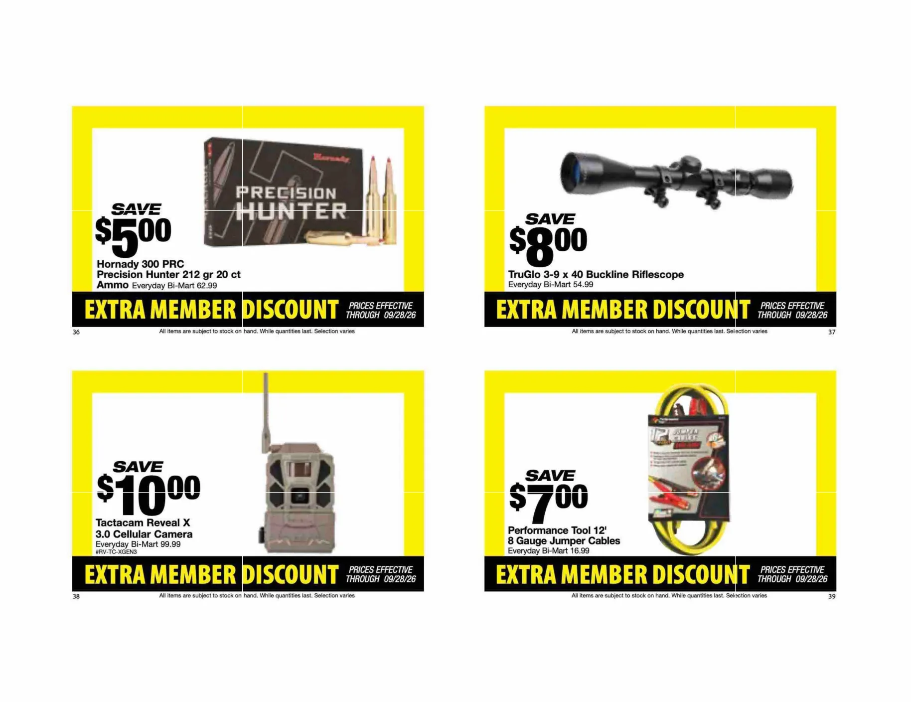 Bi-Mart Big Game Hunting Sales Event - Page 28