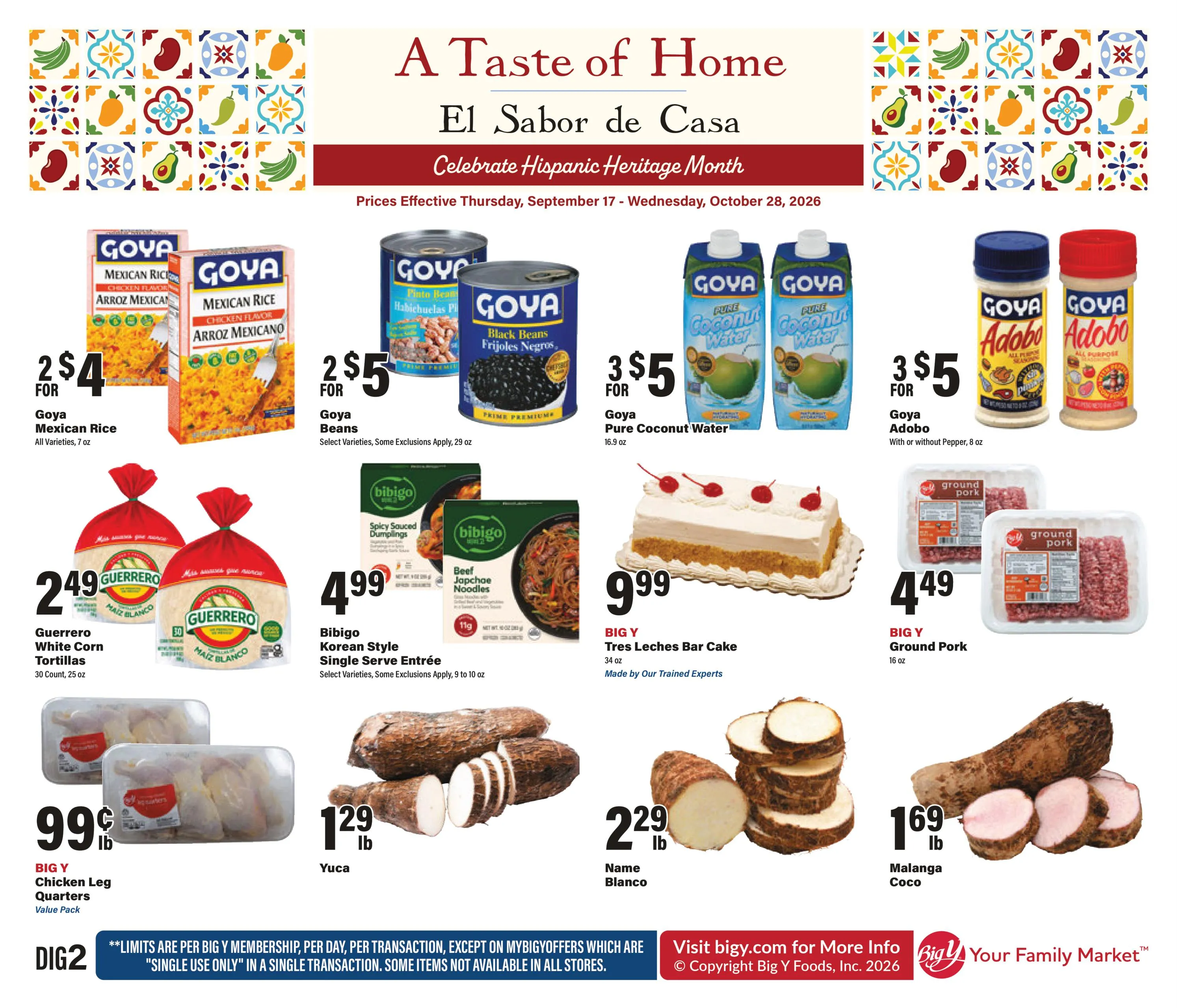 Big Y - A Taste of Home Savings - Page 1
