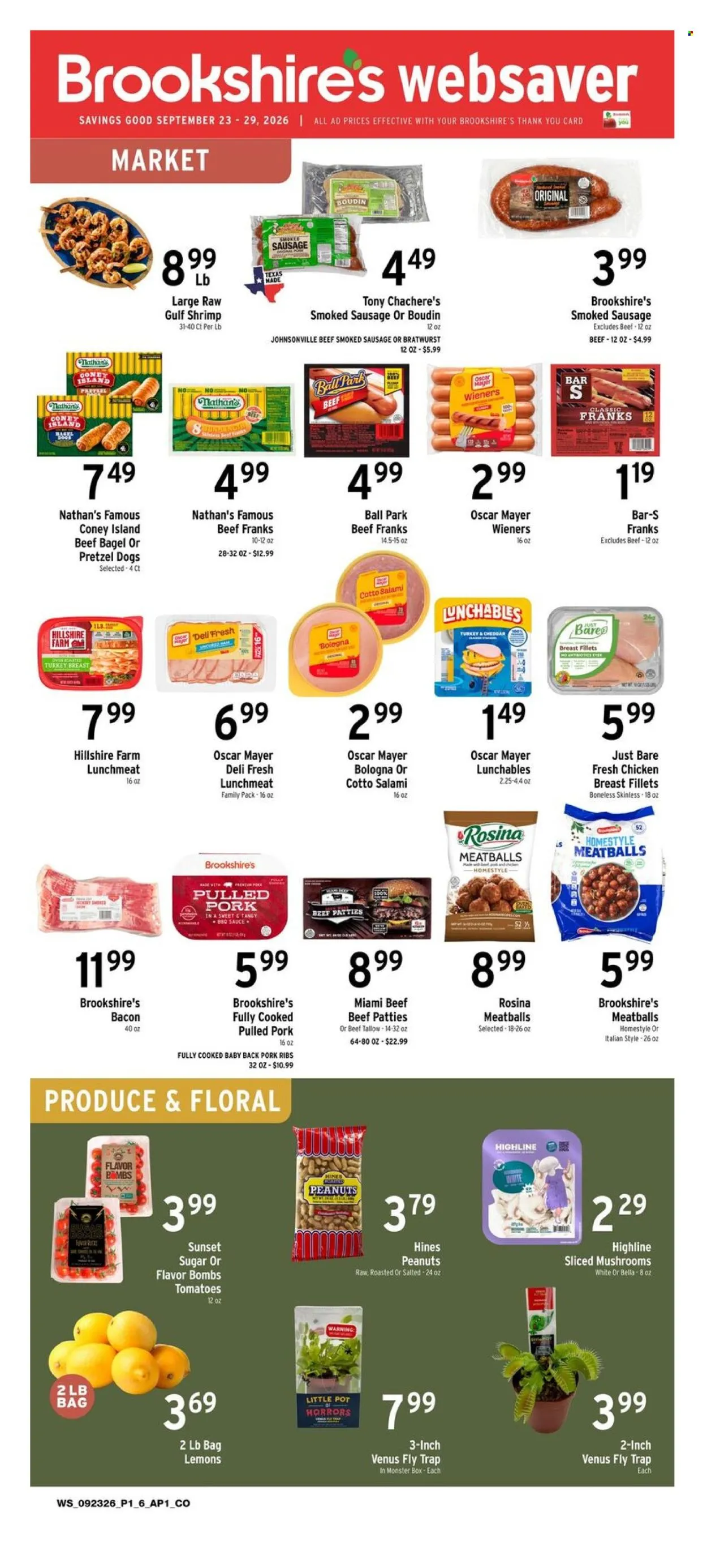Brookshire's Websaver Ad - Page 1