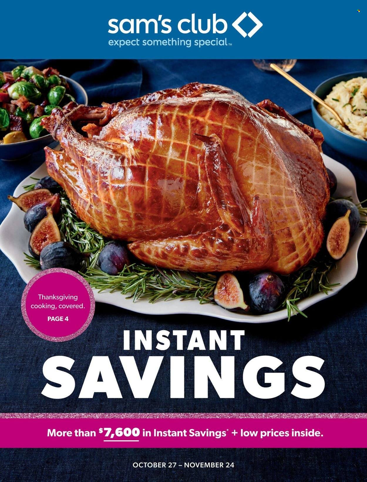 Sam's Club Instant Savings from october 27 to november 24 2021 - Page 1