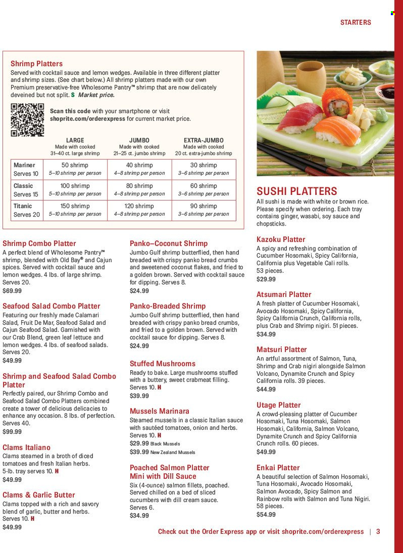 ShopRite Catering Catalog 2021-2022 - Page 5