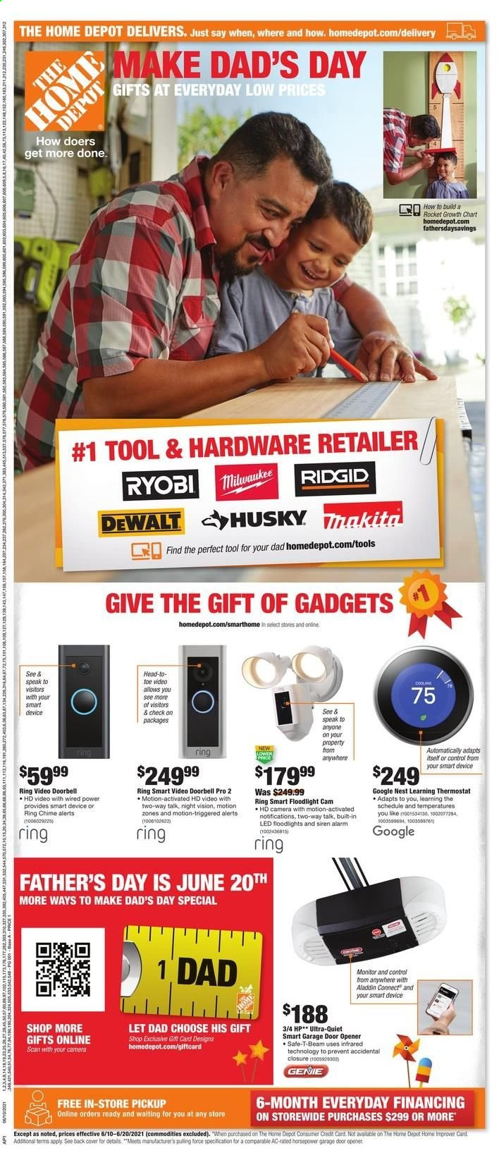 Home Depot Ad from june 10 to 20 2021 - Page 1