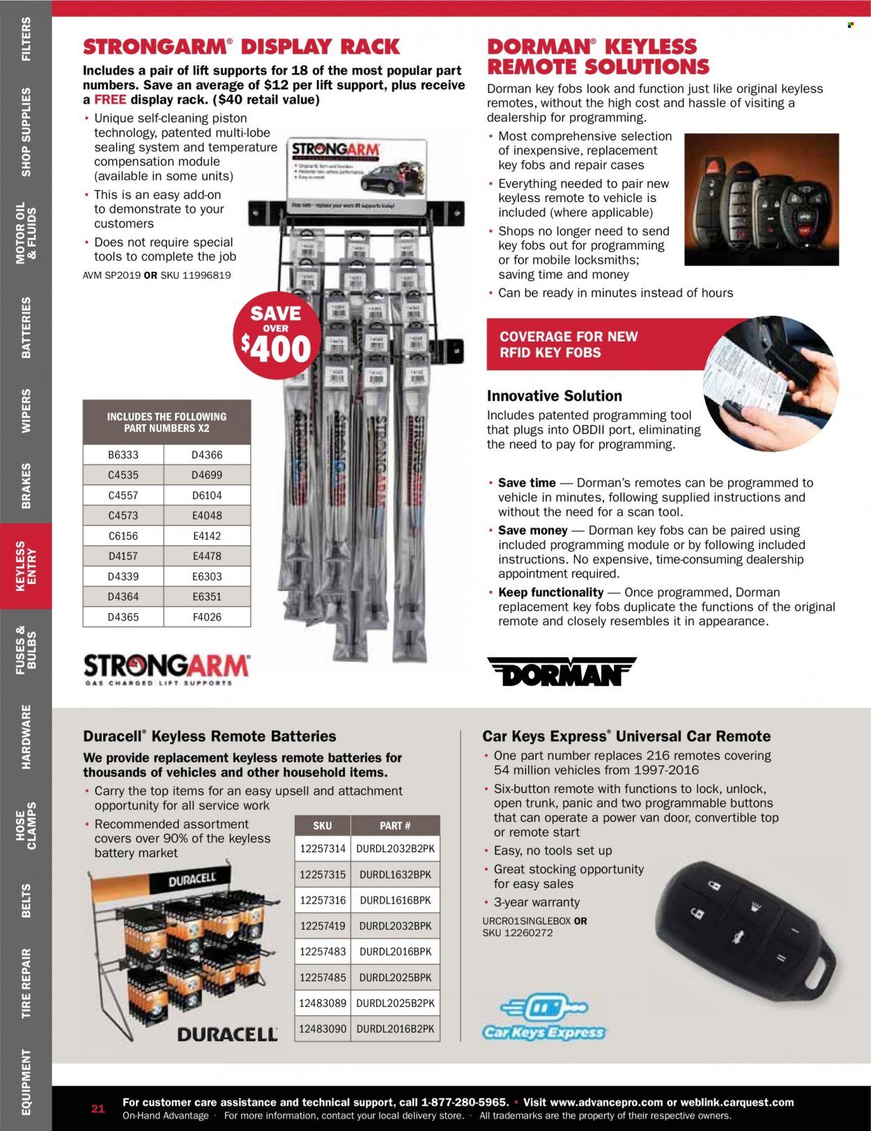 Carquest Auto Parts Professional Stocking Catalog 2022 - Page 21