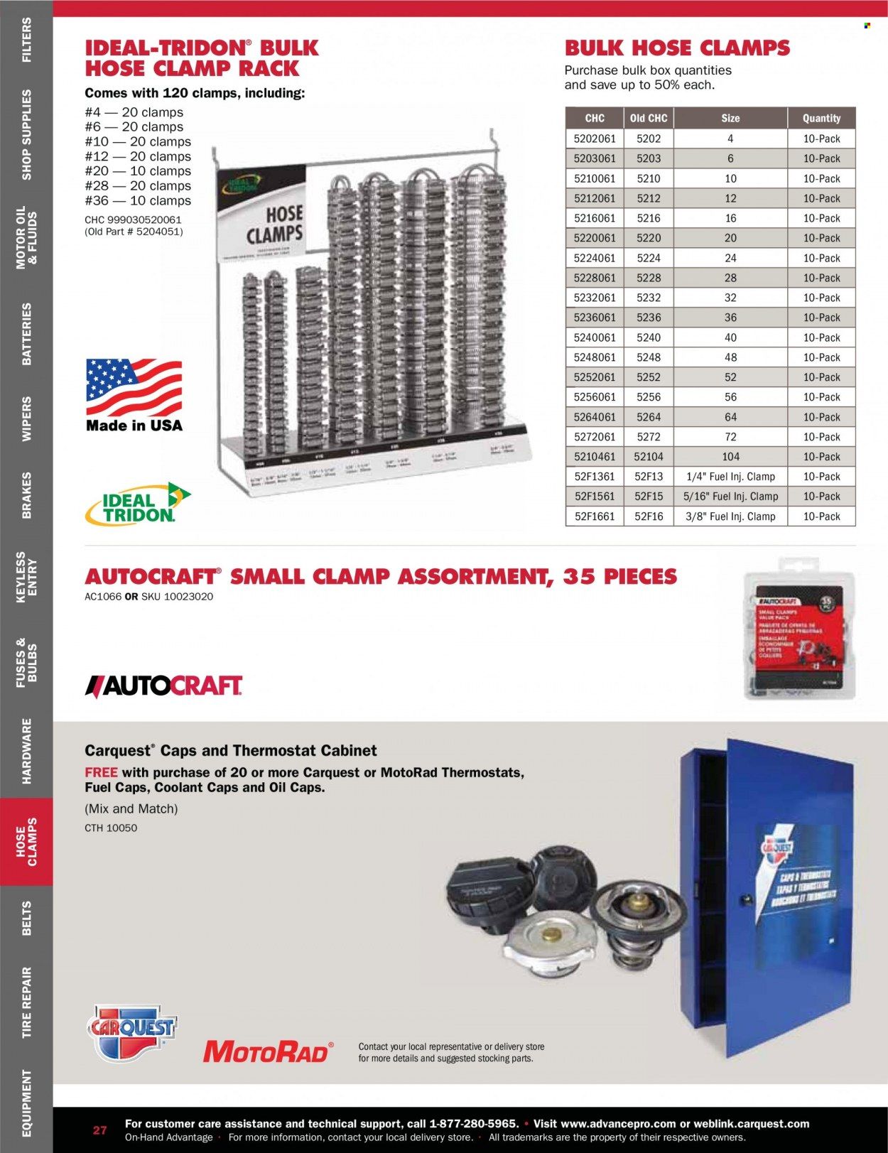 Carquest Auto Parts Professional Stocking Catalog 2022 - Page 27