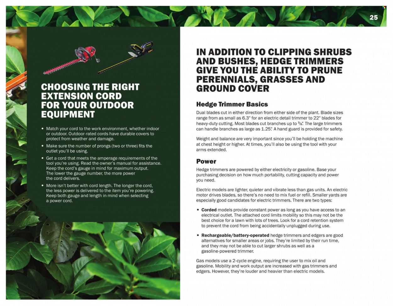 Menards 2022 All Year Round Outdoor Power Equipment - Page 25