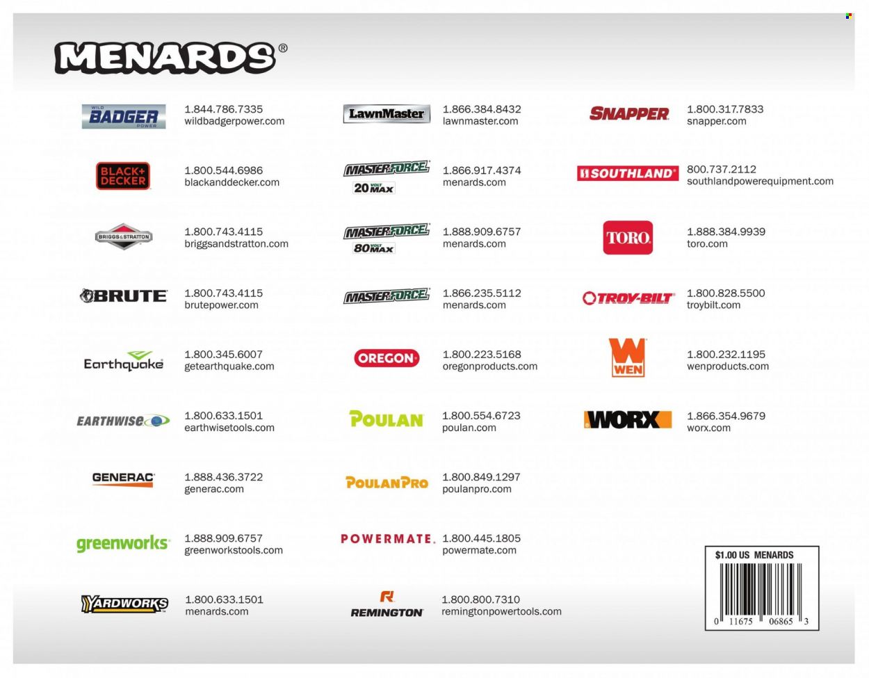 Menards 2022 All Year Round Outdoor Power Equipment - Page 68