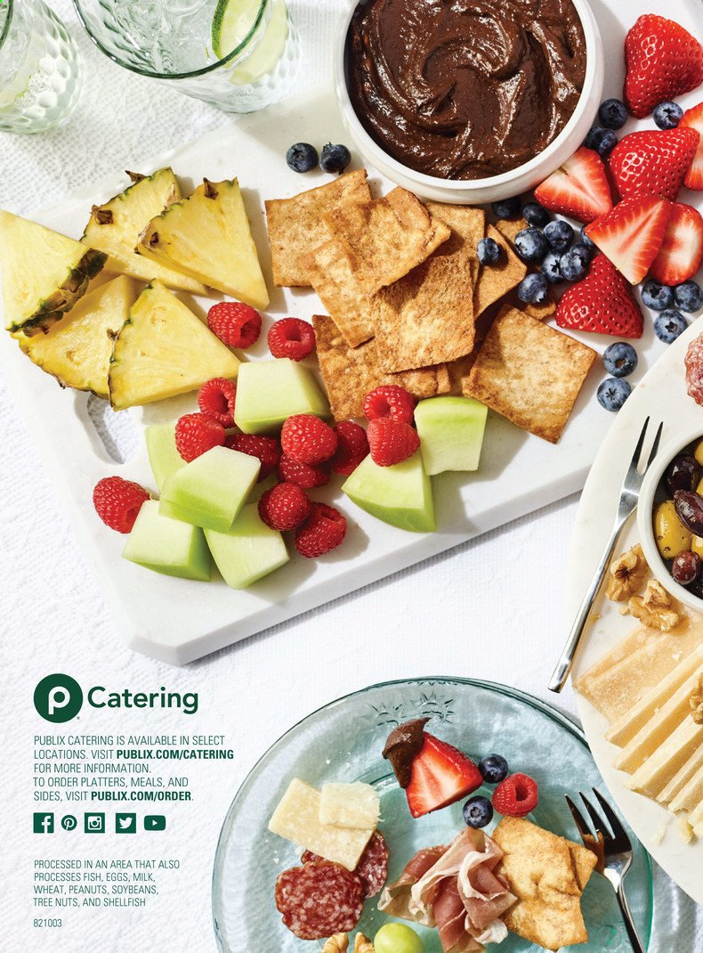Publix Catering Guide Gather&Share Summer 2021 - Page 44