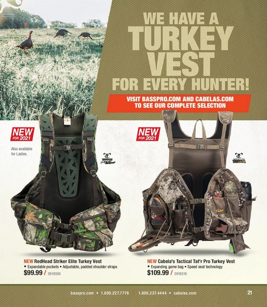 Cabela's Spring Hunting 2021 Catalog - Page 21