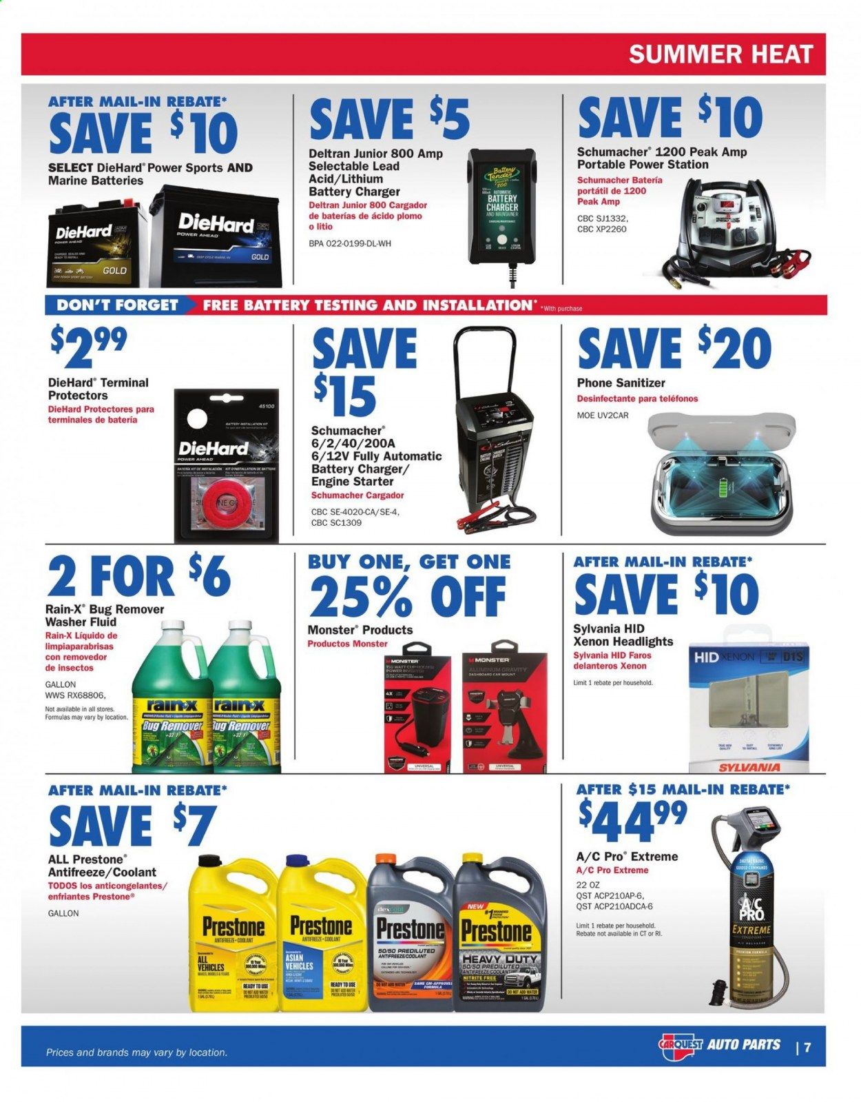 Carquest Auto Parts Current Sales Weekly Ads Online