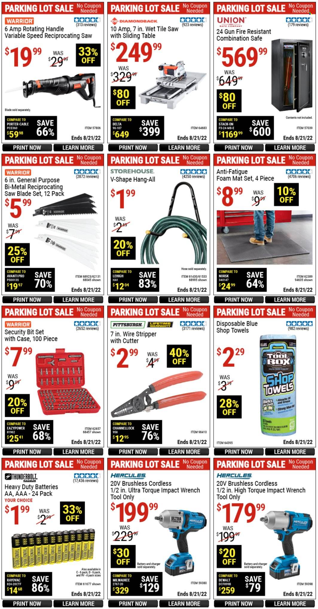 Harbor Freight Ad: Parking Lot Sale - Page 7