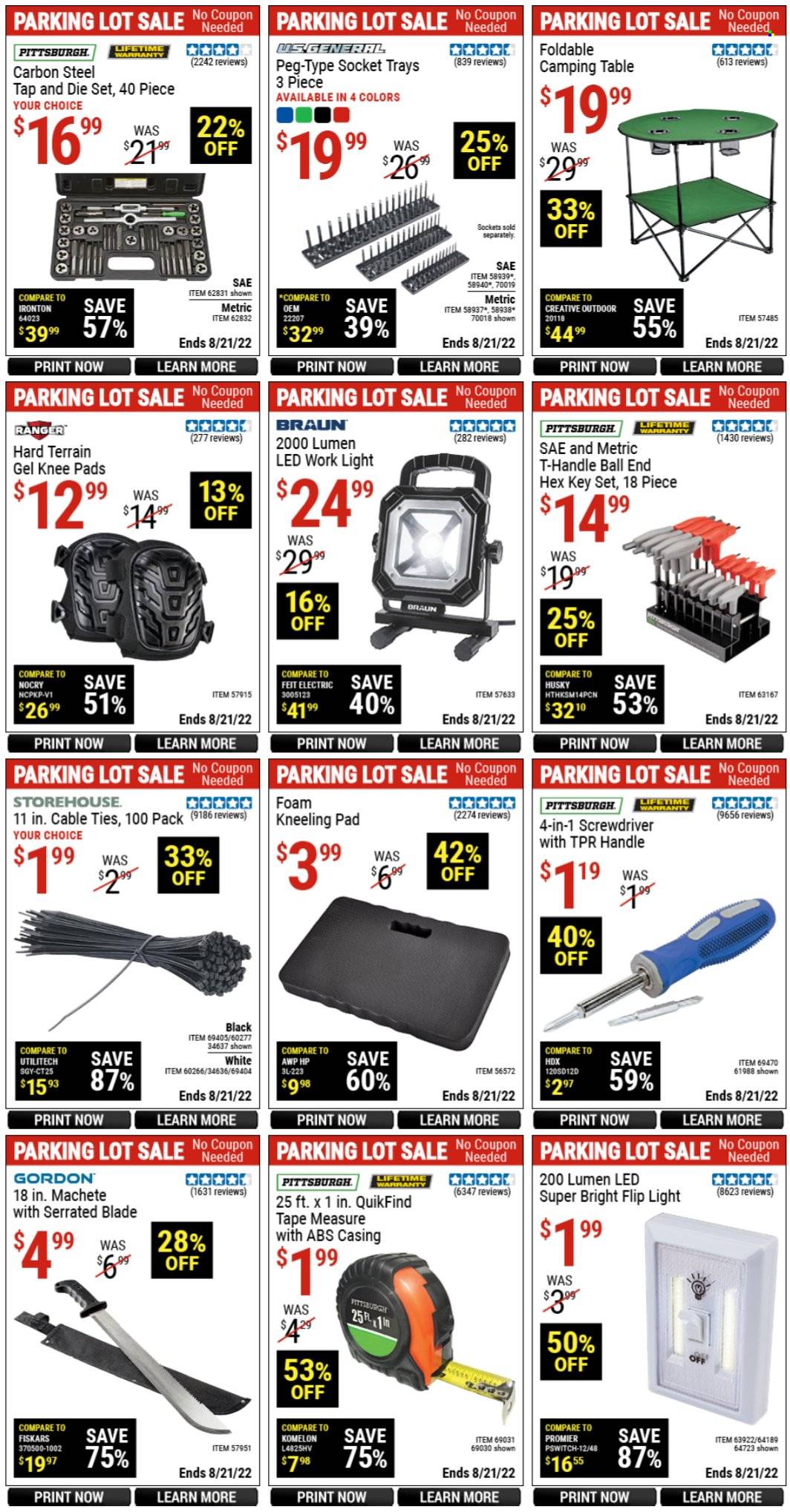 Harbor Freight Ad: Parking Lot Sale - Page 10