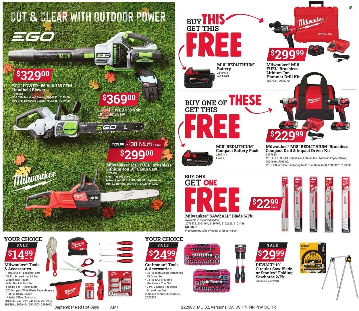 Ace Hardware September 2022 Red Hot Buys Deals - Page 2