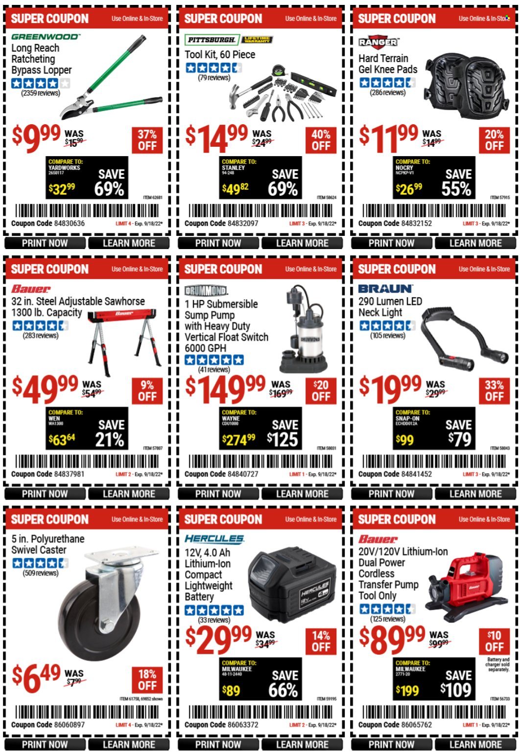 Harbor Freight Super Coupons - Page 6