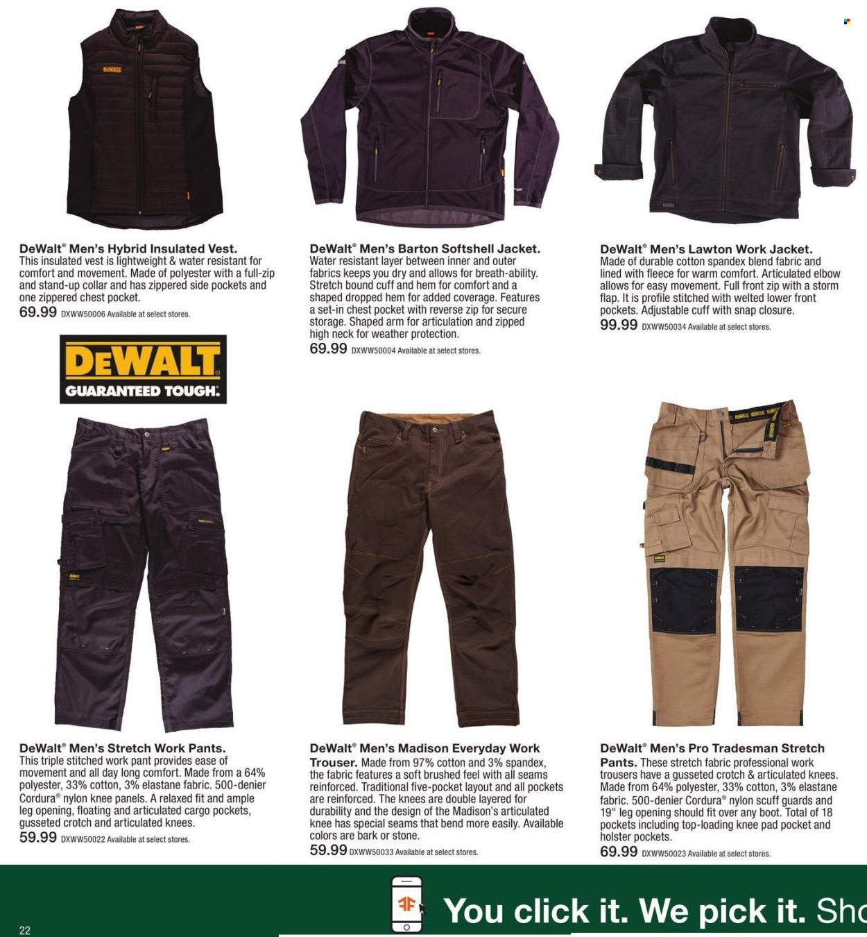 Fleet Farm Fall 2022 Workwear Catalog - Page 22