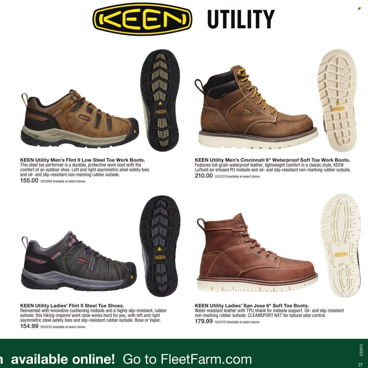 Fleet Farm Fall 2022 Workwear Catalog - Page 27