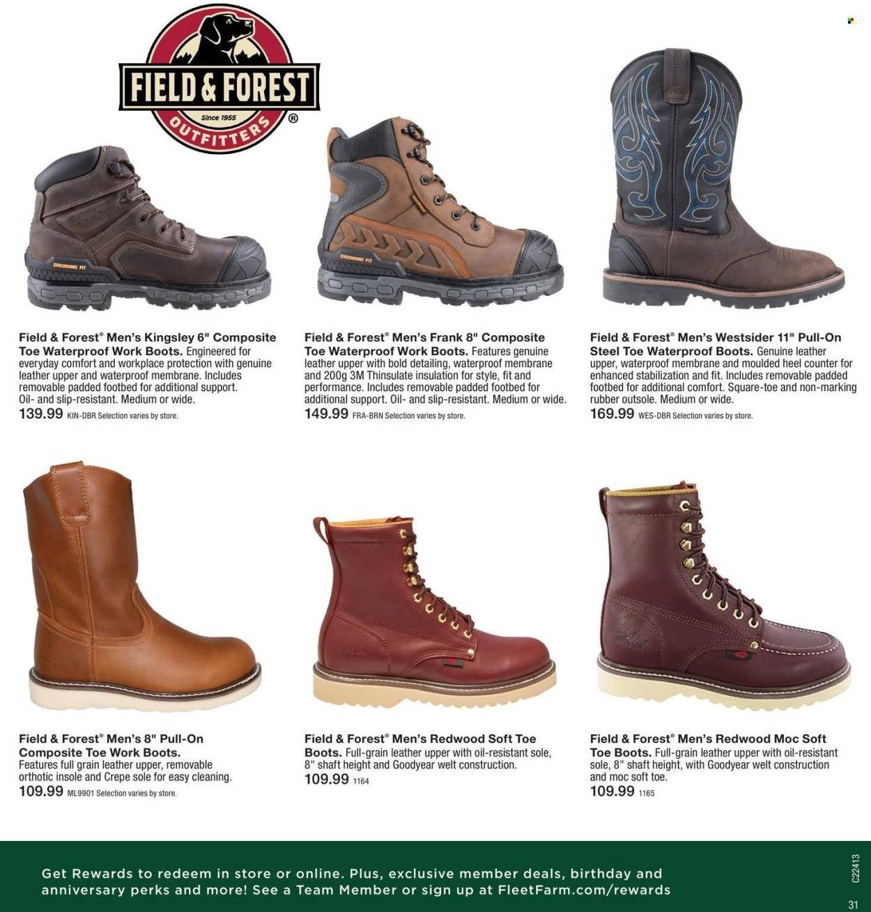 Fleet Farm Fall 2022 Workwear Catalog - Page 31