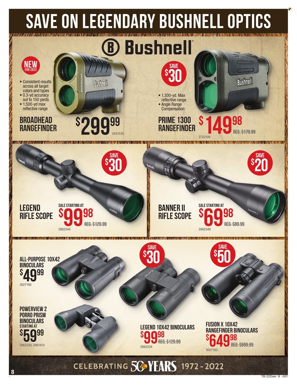 Cabela's + Bass Pro Shops Ad: Deer Season Gear Up & Save! - Page 8