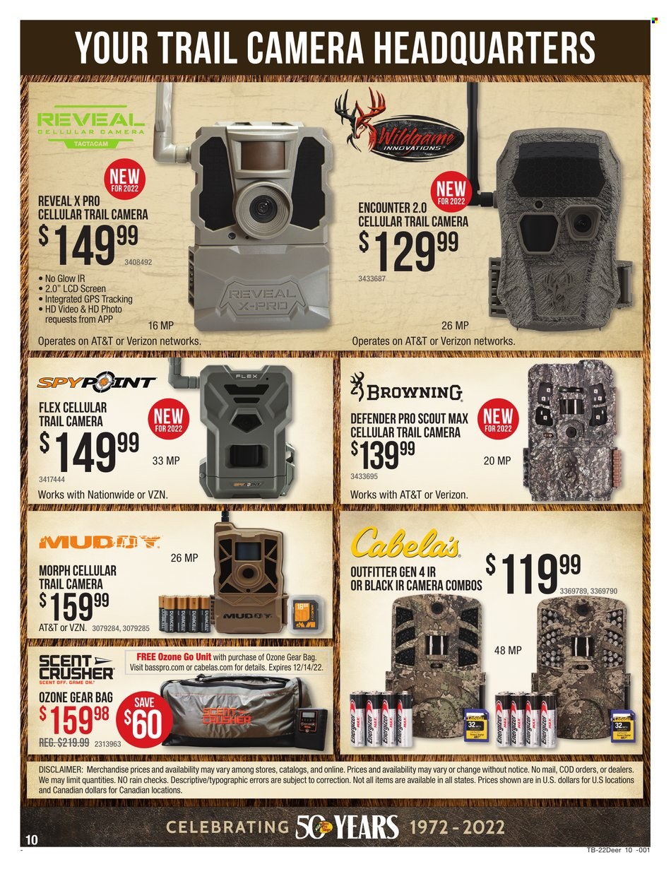 Cabela's + Bass Pro Shops Ad: Deer Season Gear Up & Save! - Page 10