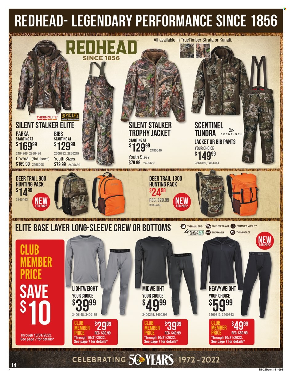 Cabela's + Bass Pro Shops Ad: Deer Season Gear Up & Save! - Page 14