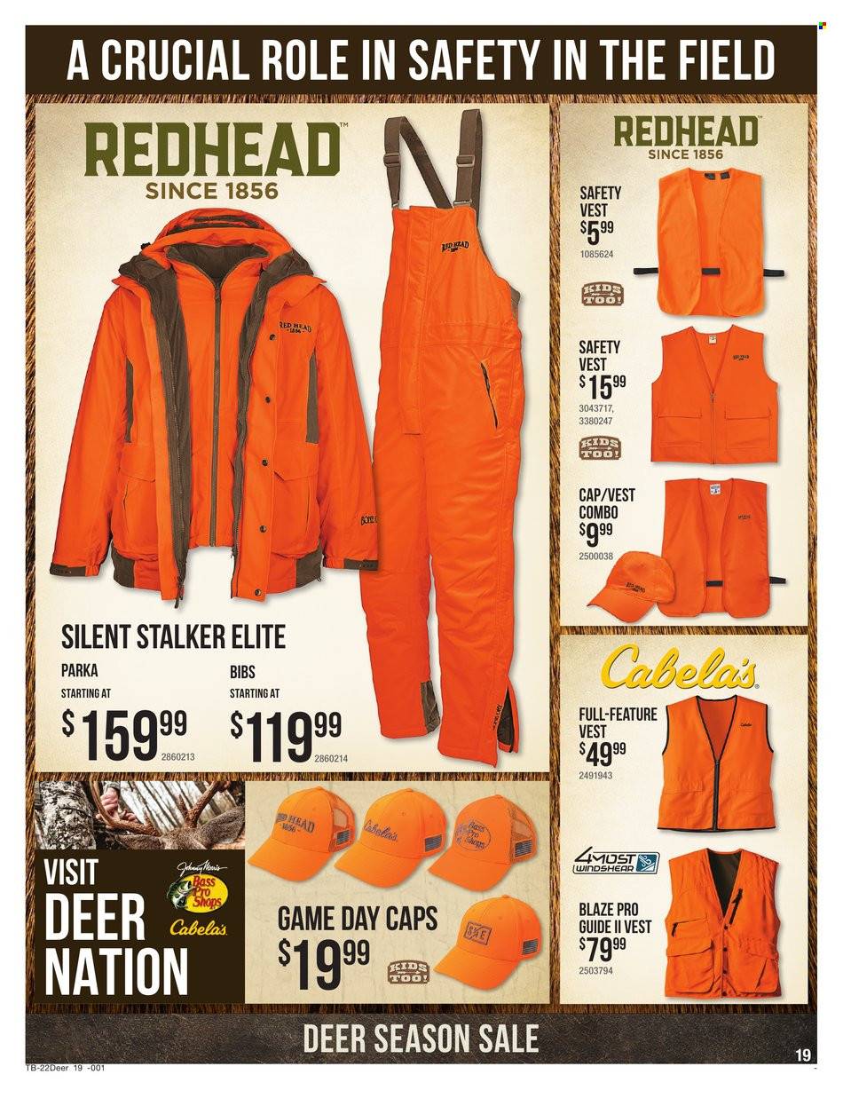 Cabela's + Bass Pro Shops Ad: Deer Season Gear Up & Save! - Page 19