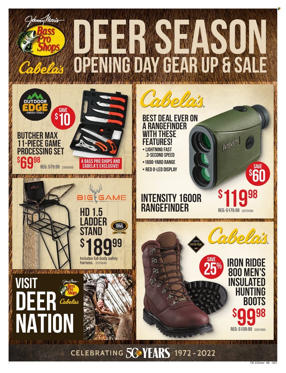 Cabela's + Bass Pro Shops Ad: Deer Season Gear Up & Save! - Page 21