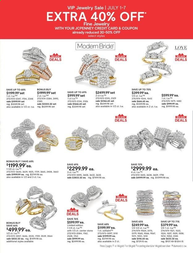 JCPenney Jewelry Ad from july 1 to 7 2021 - Page 4