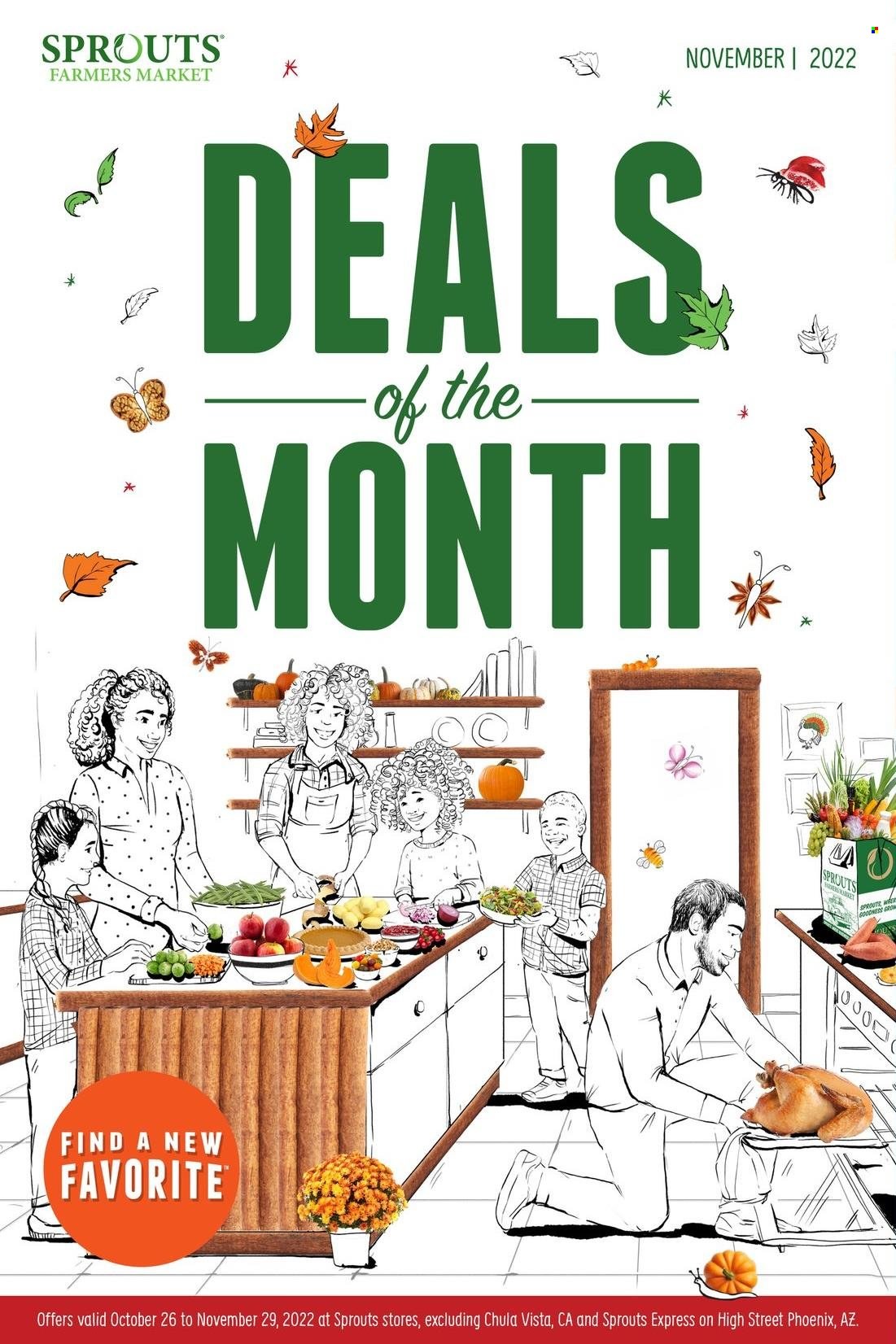 Sprouts Farmers Market Deals of the Month - November 2022 - Page 1