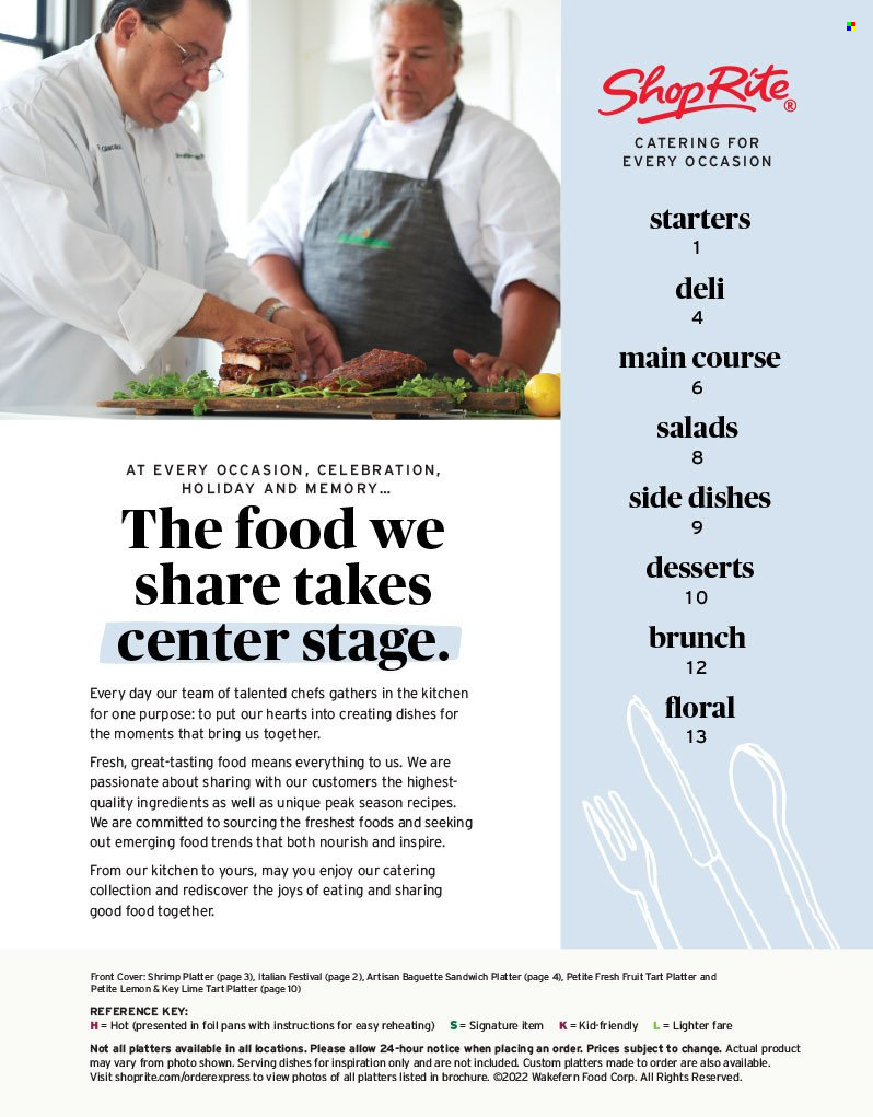 ShopRite Ad: Catering 2022-2023 - Page 2