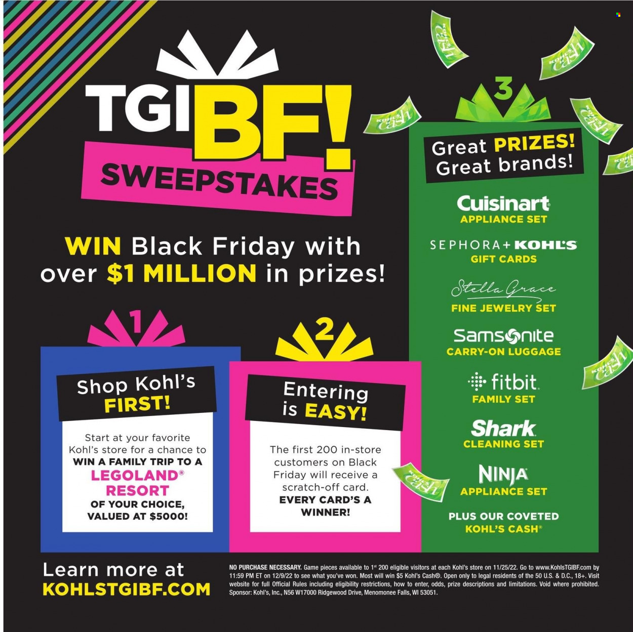 Kohl's Black Friday Flash Steals - Page 1