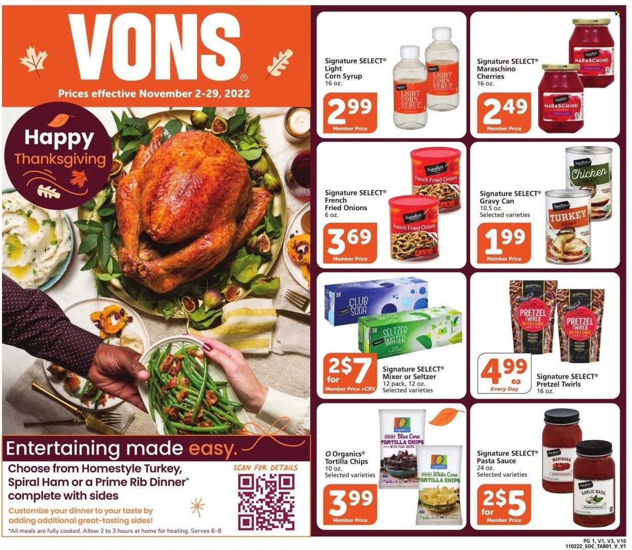 Vons Big Book of Savings - Page 1