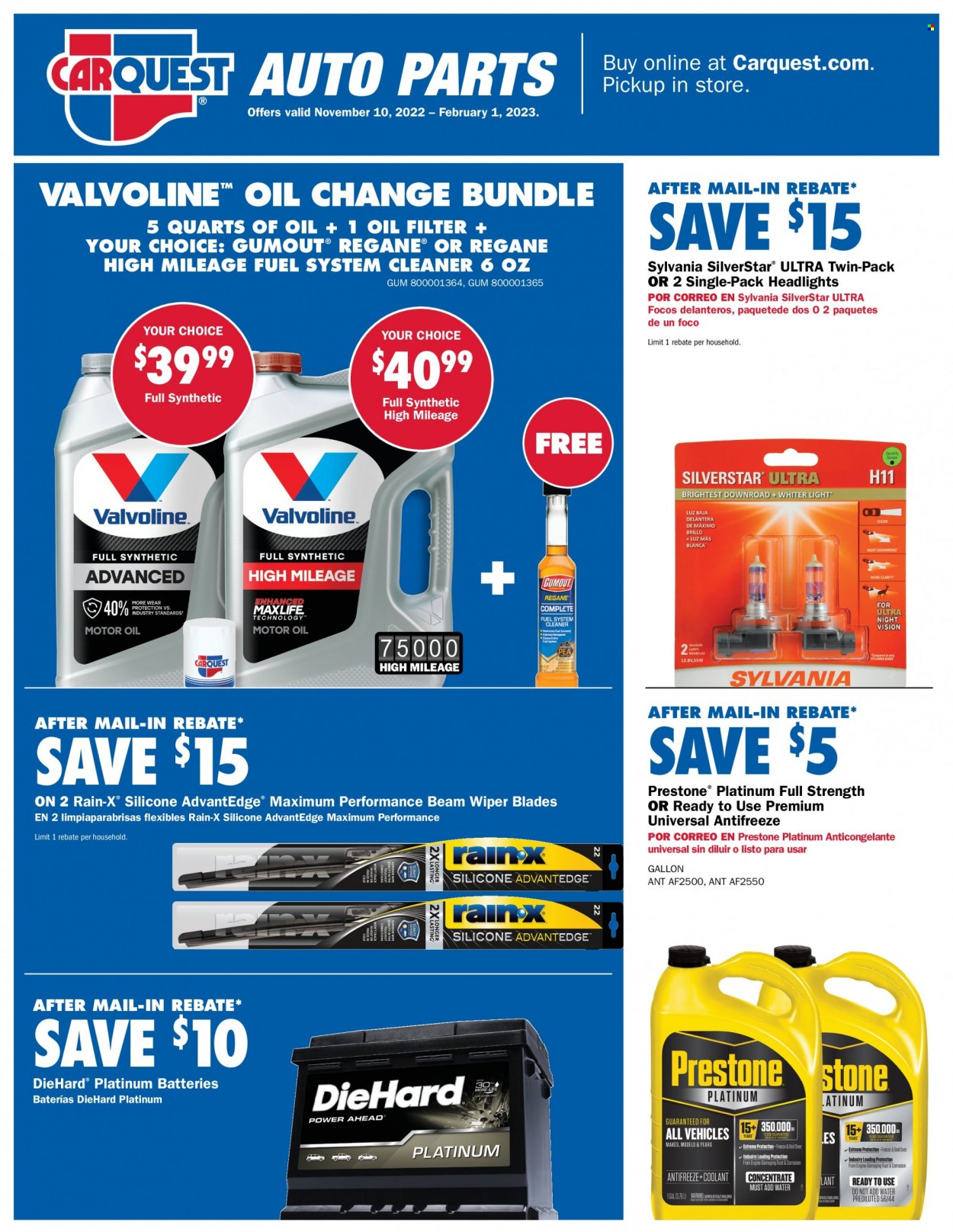 Carquest Auto Parts Ad - Page 1