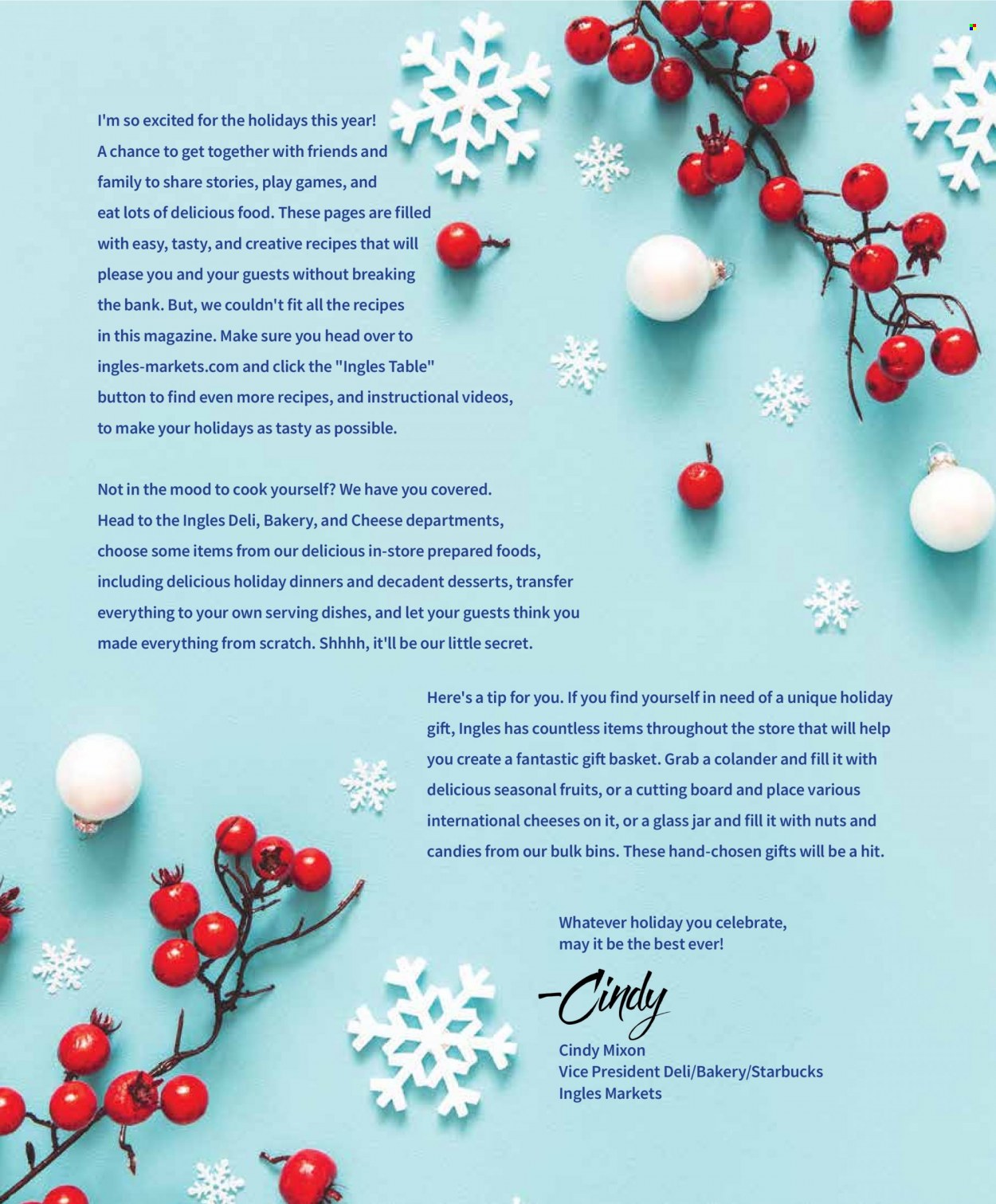 The Ingles Table Magazine - Holiday 2022 - Page 2