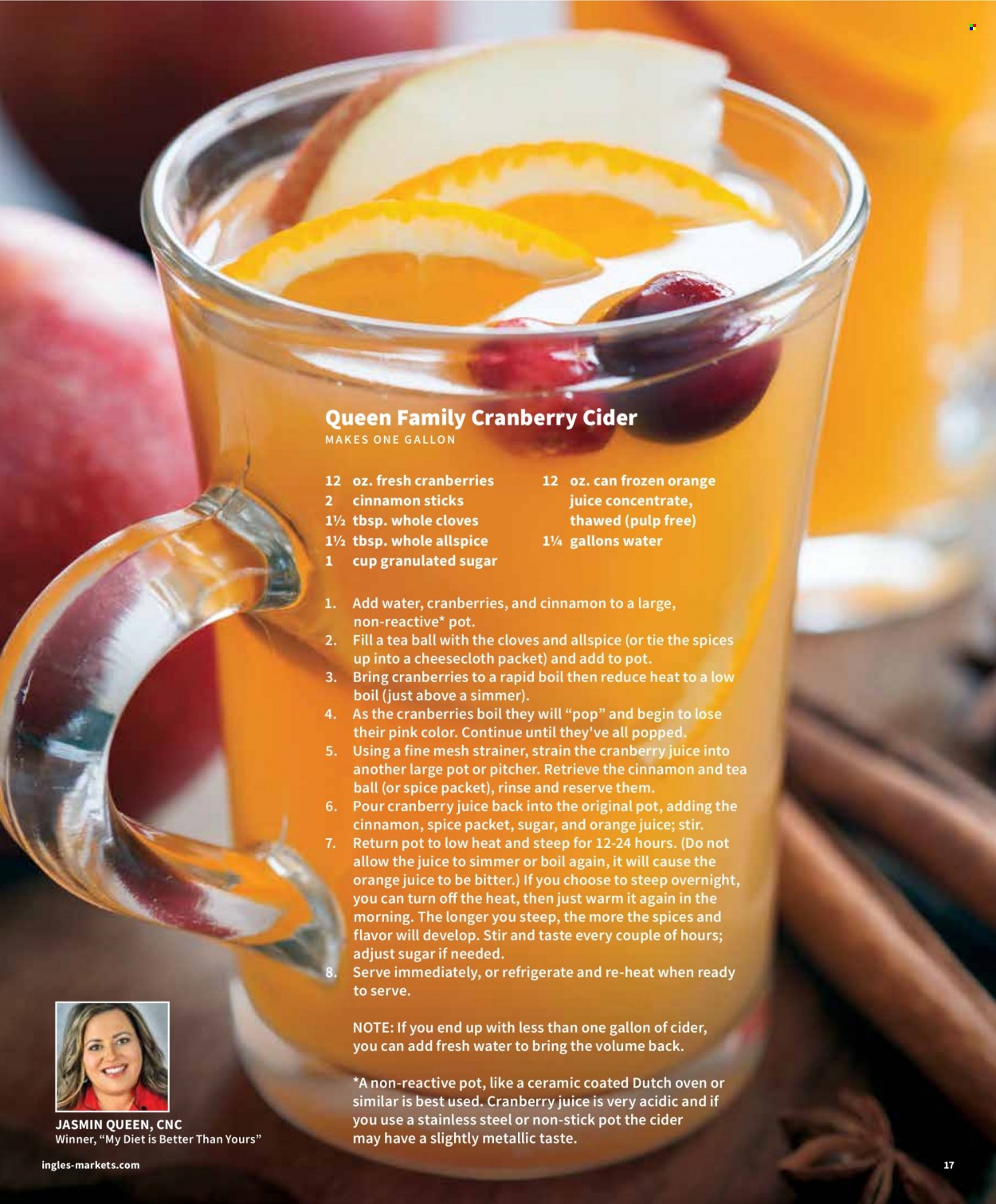 The Ingles Table Magazine - Holiday 2022 - Page 17