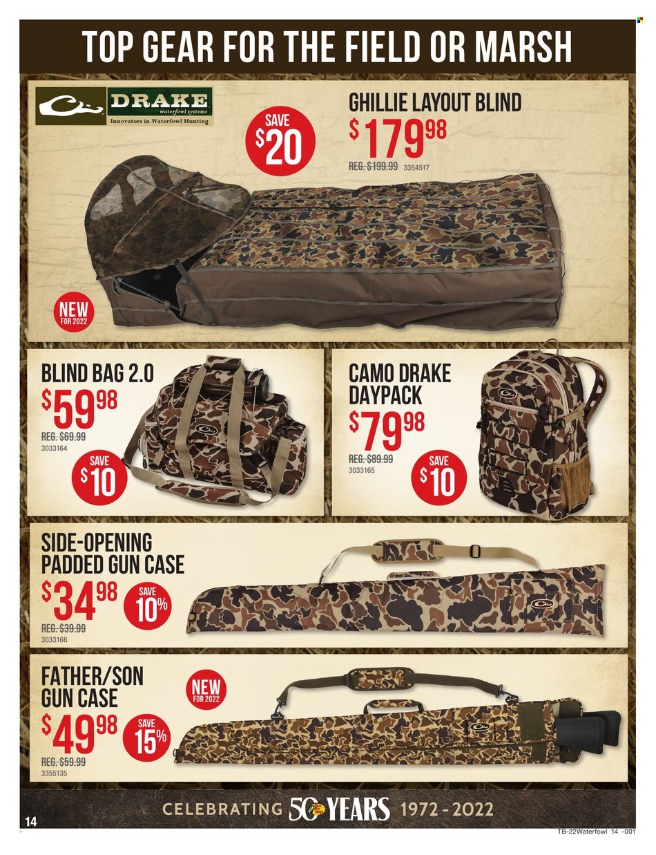 Cabela's + Bass Pro Shops Ad: Waterfowl Gear Up & Save! - Page 14