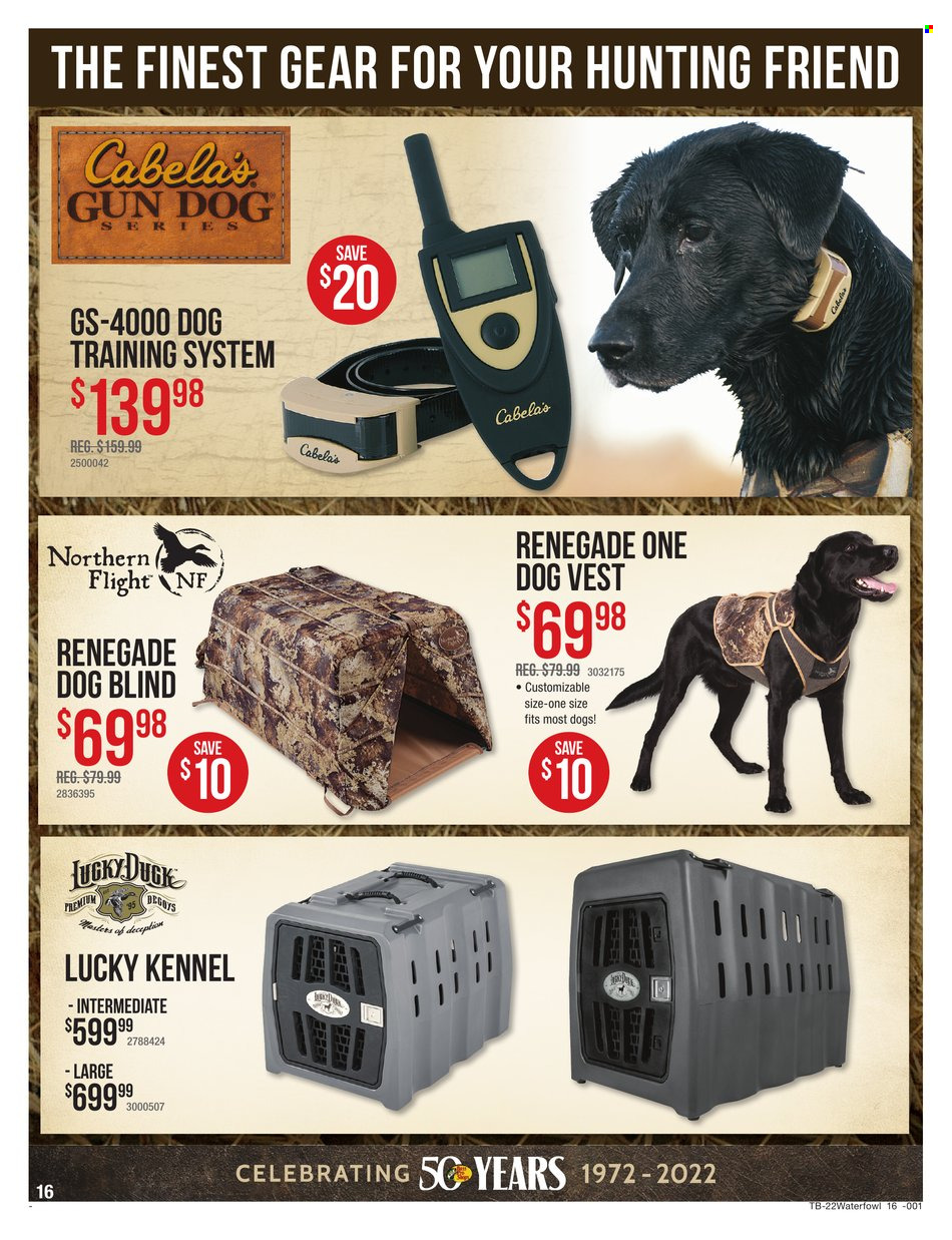 Cabela's + Bass Pro Shops Ad: Waterfowl Gear Up & Save! - Page 16
