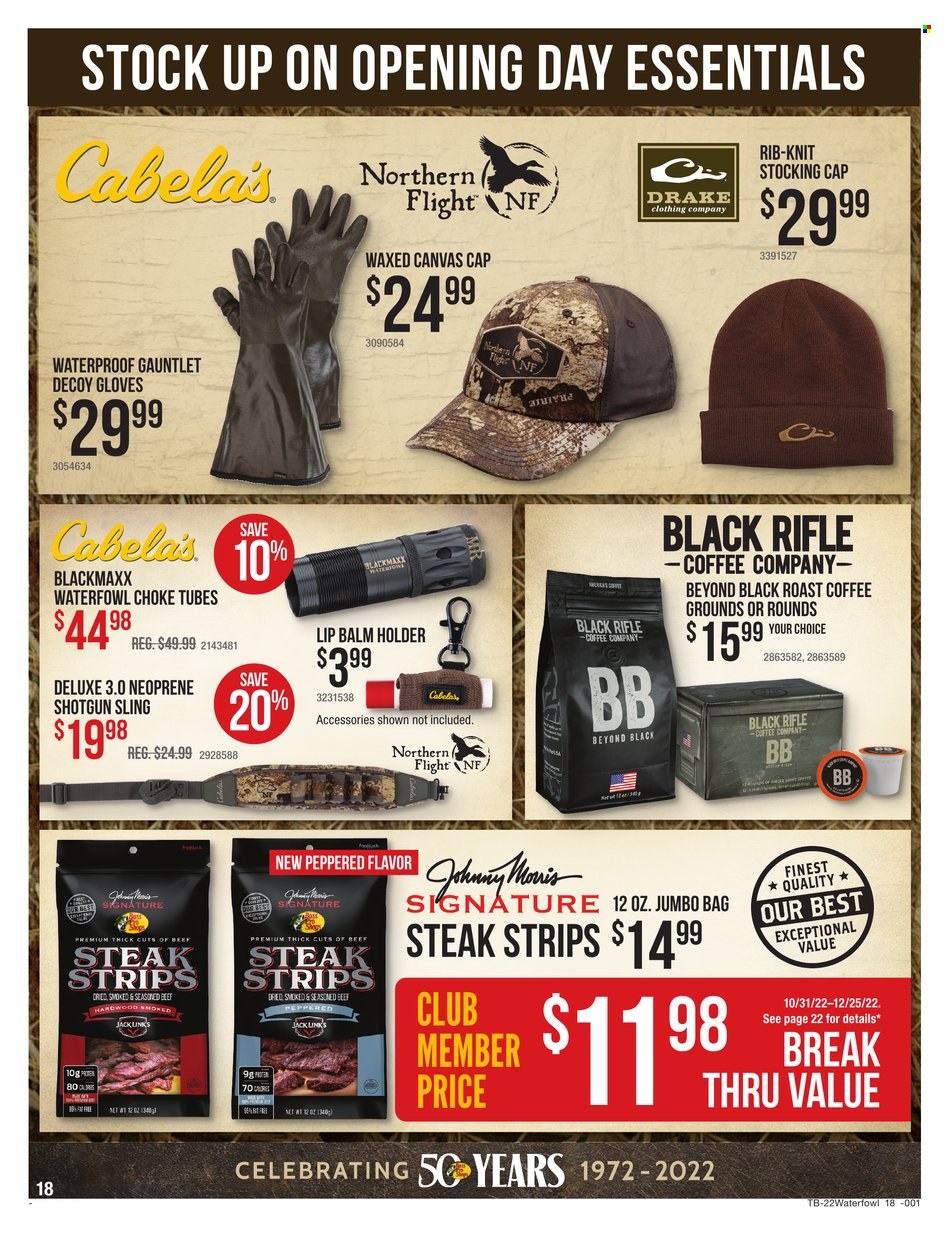 Cabela's + Bass Pro Shops Ad: Waterfowl Gear Up & Save! - Page 18