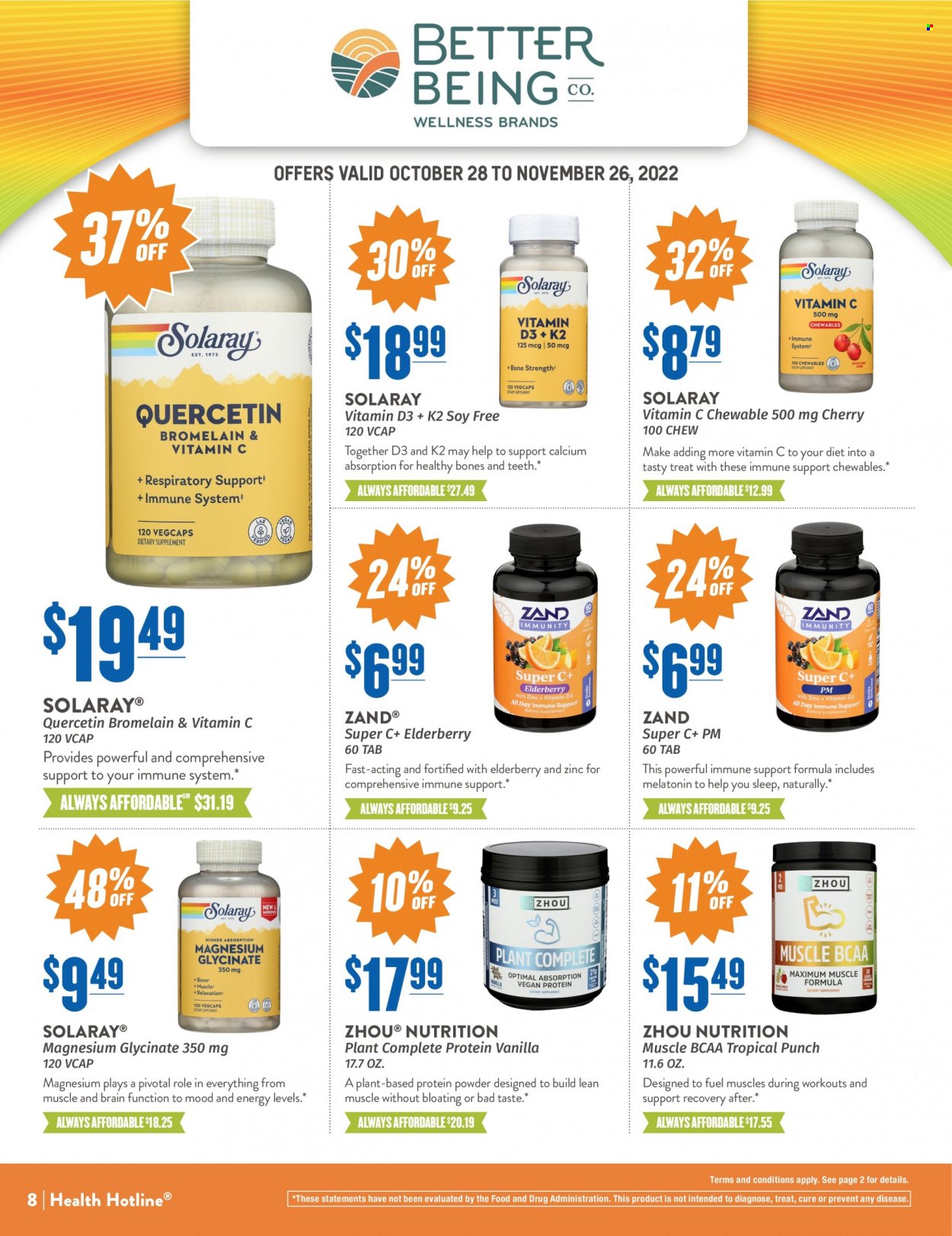 Natural Grocers Health Hotline® Magazine - November 2022 - Page 8