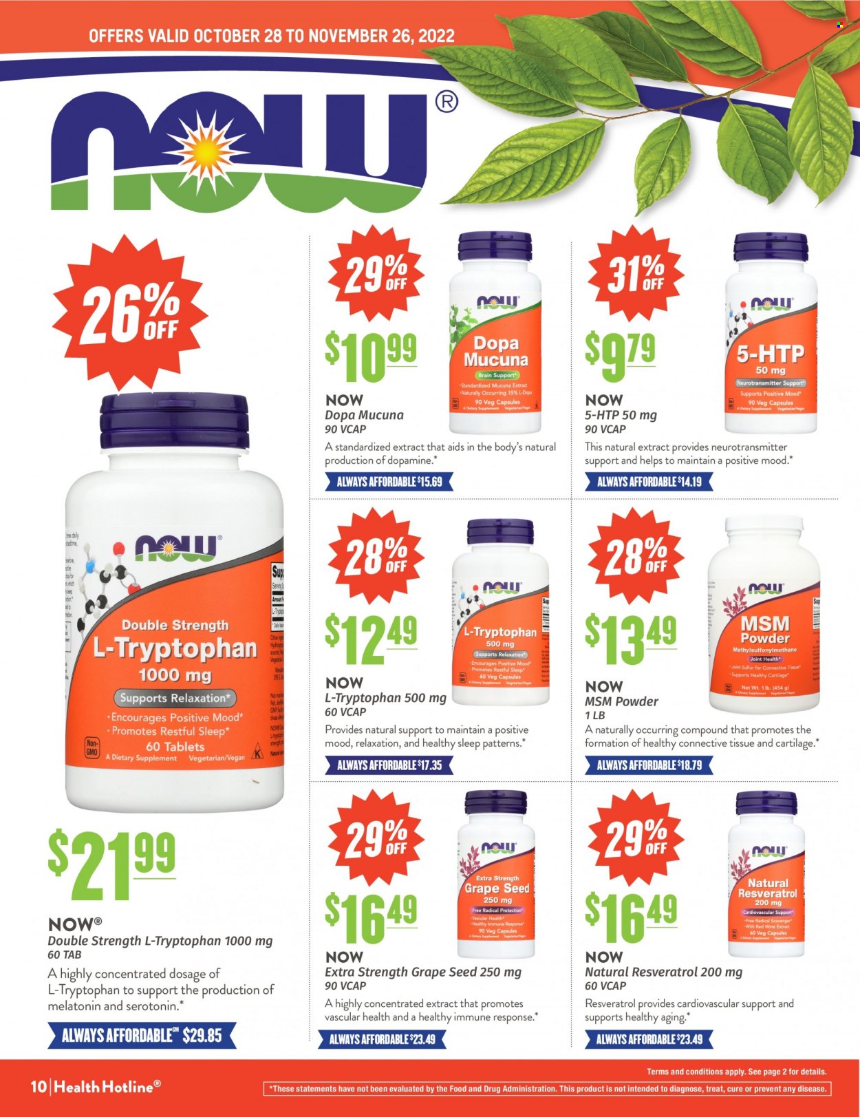 Natural Grocers Health Hotline® Magazine - November 2022 - Page 10