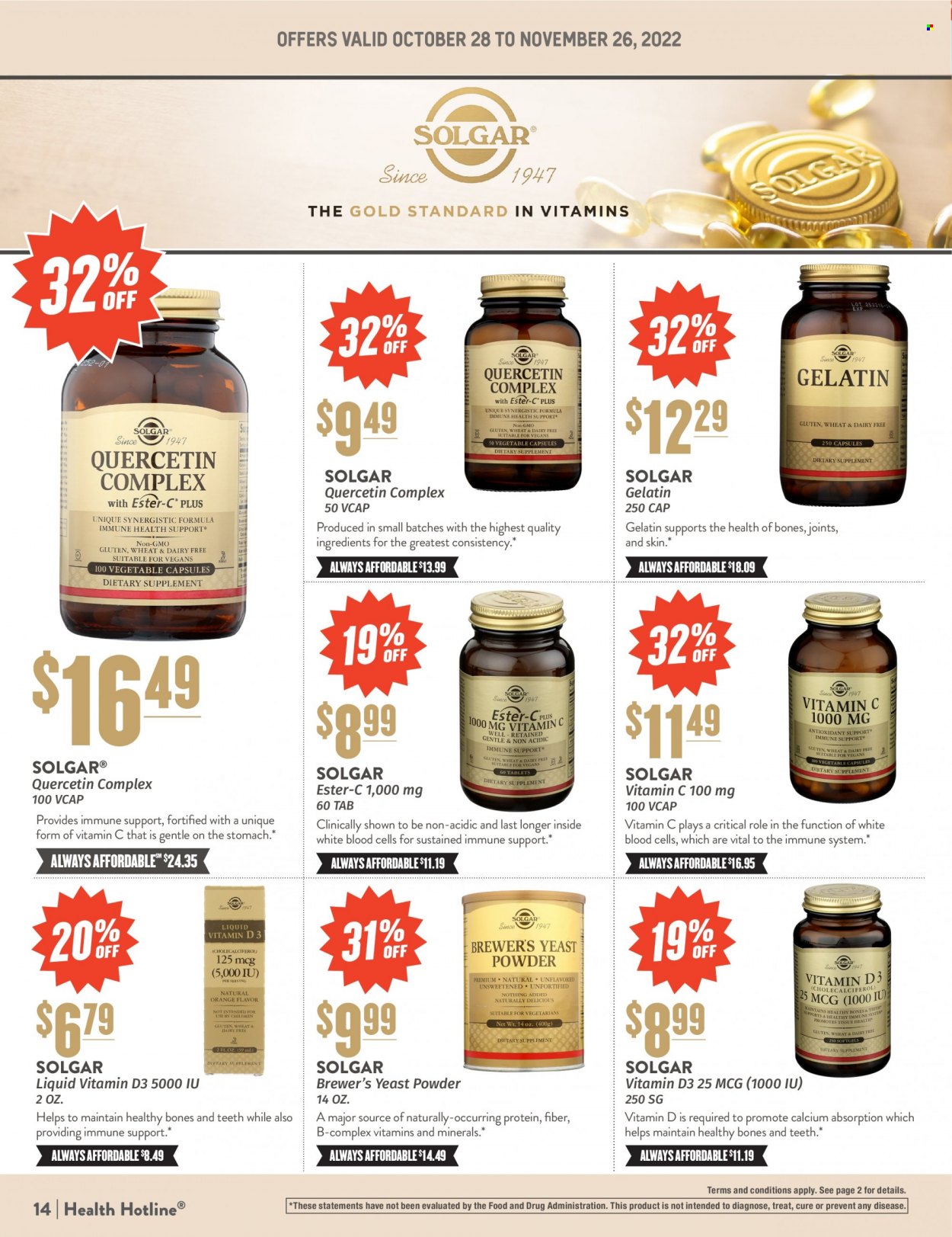 Natural Grocers Health Hotline® Magazine - November 2022 - Page 14