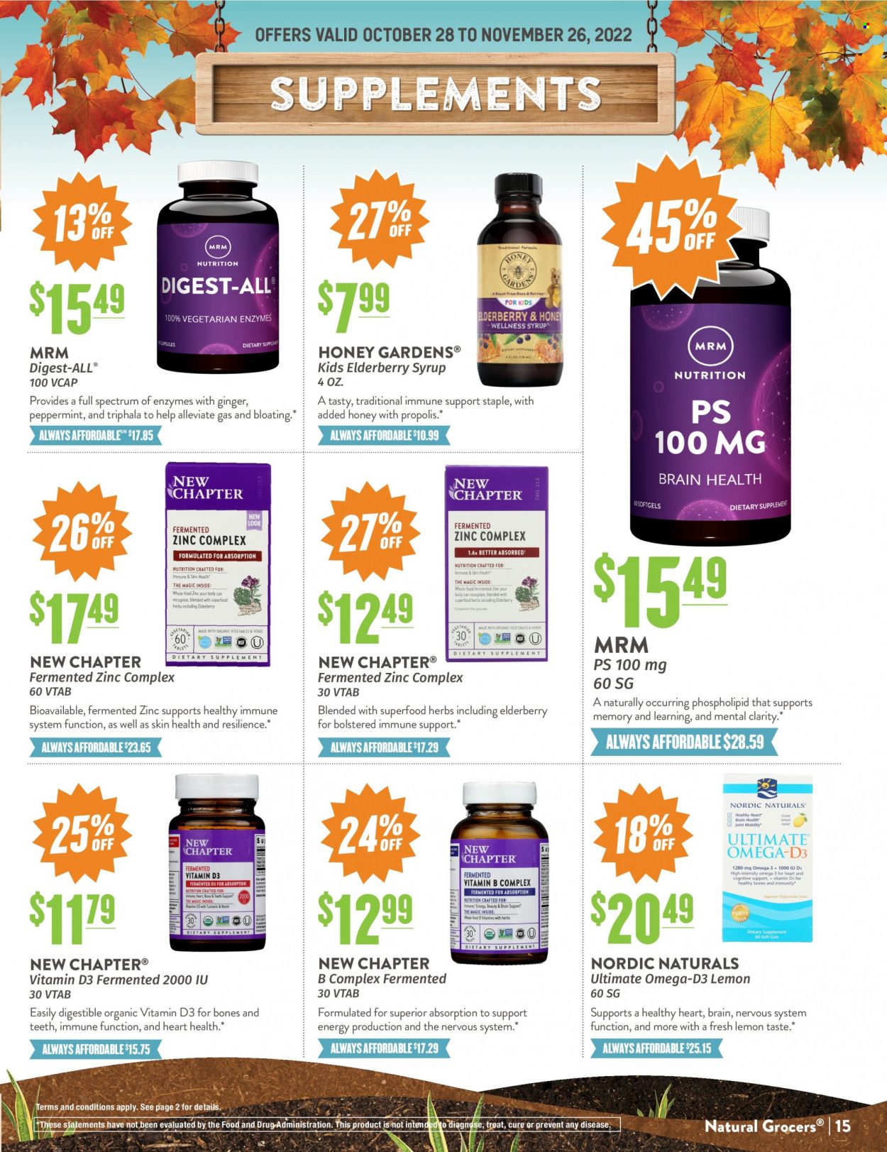 Natural Grocers Health Hotline® Magazine - November 2022 - Page 15