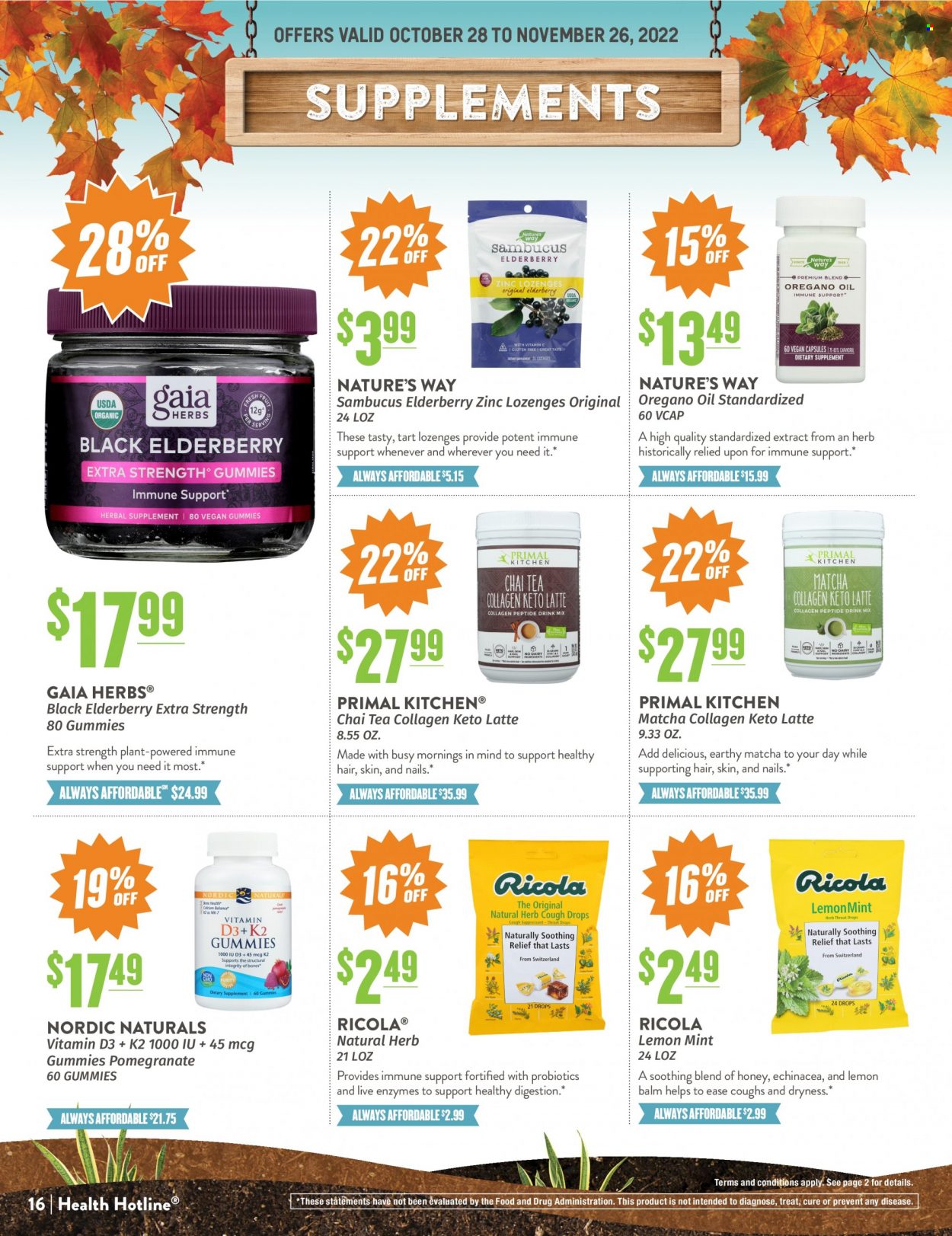 Natural Grocers Health Hotline® Magazine - November 2022 - Page 16