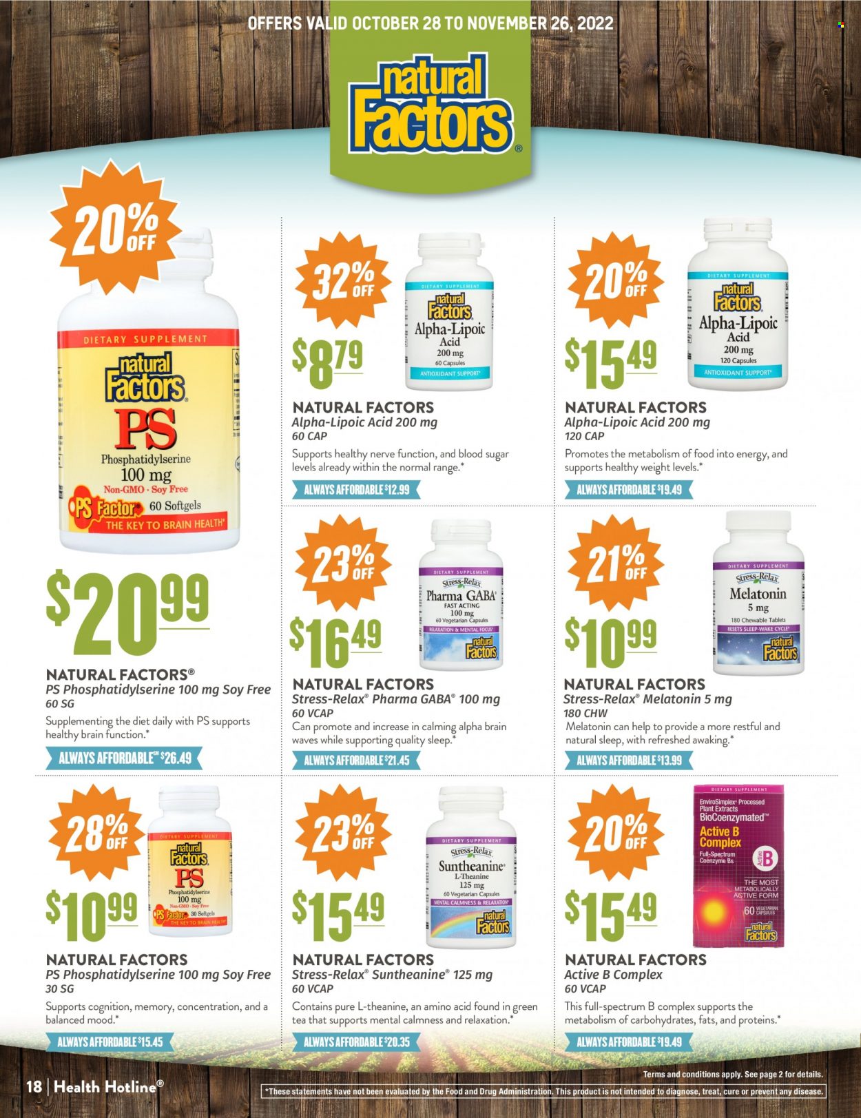 Natural Grocers Health Hotline® Magazine - November 2022 - Page 18