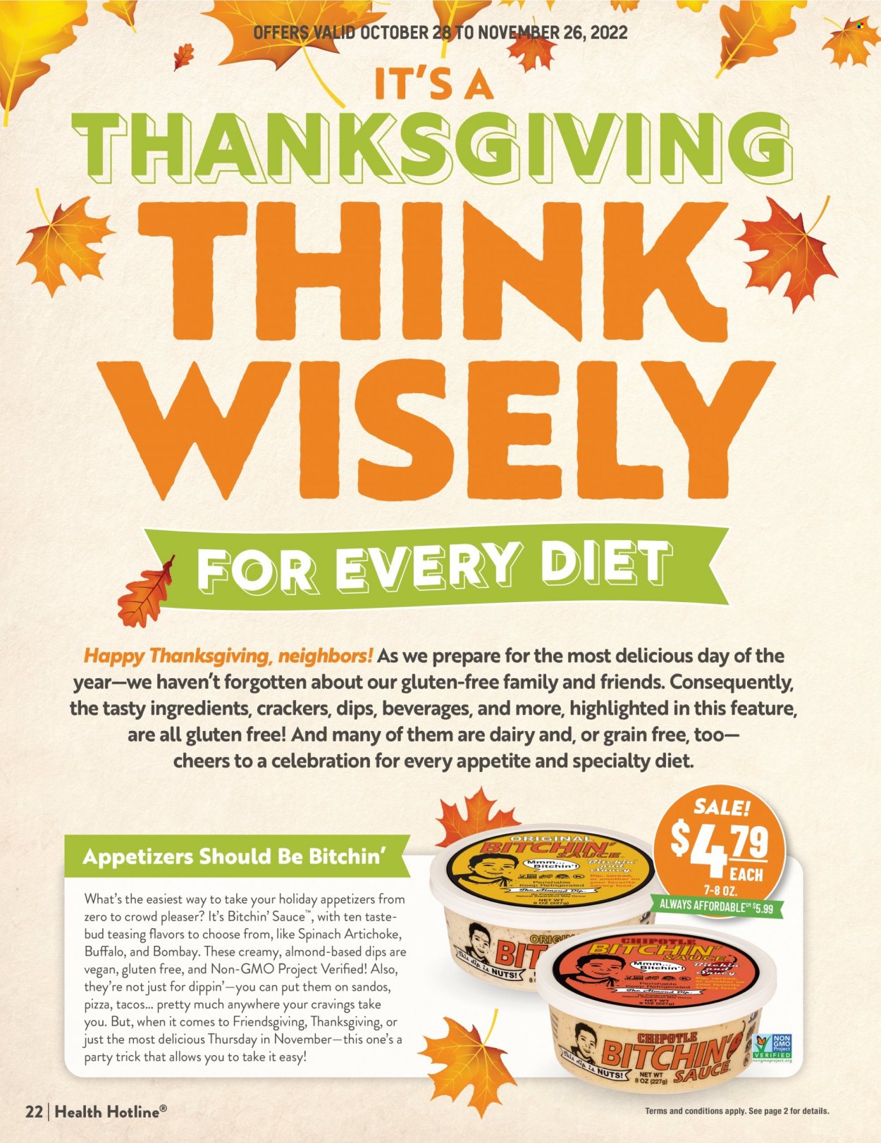 Natural Grocers Health Hotline® Magazine - November 2022 - Page 22